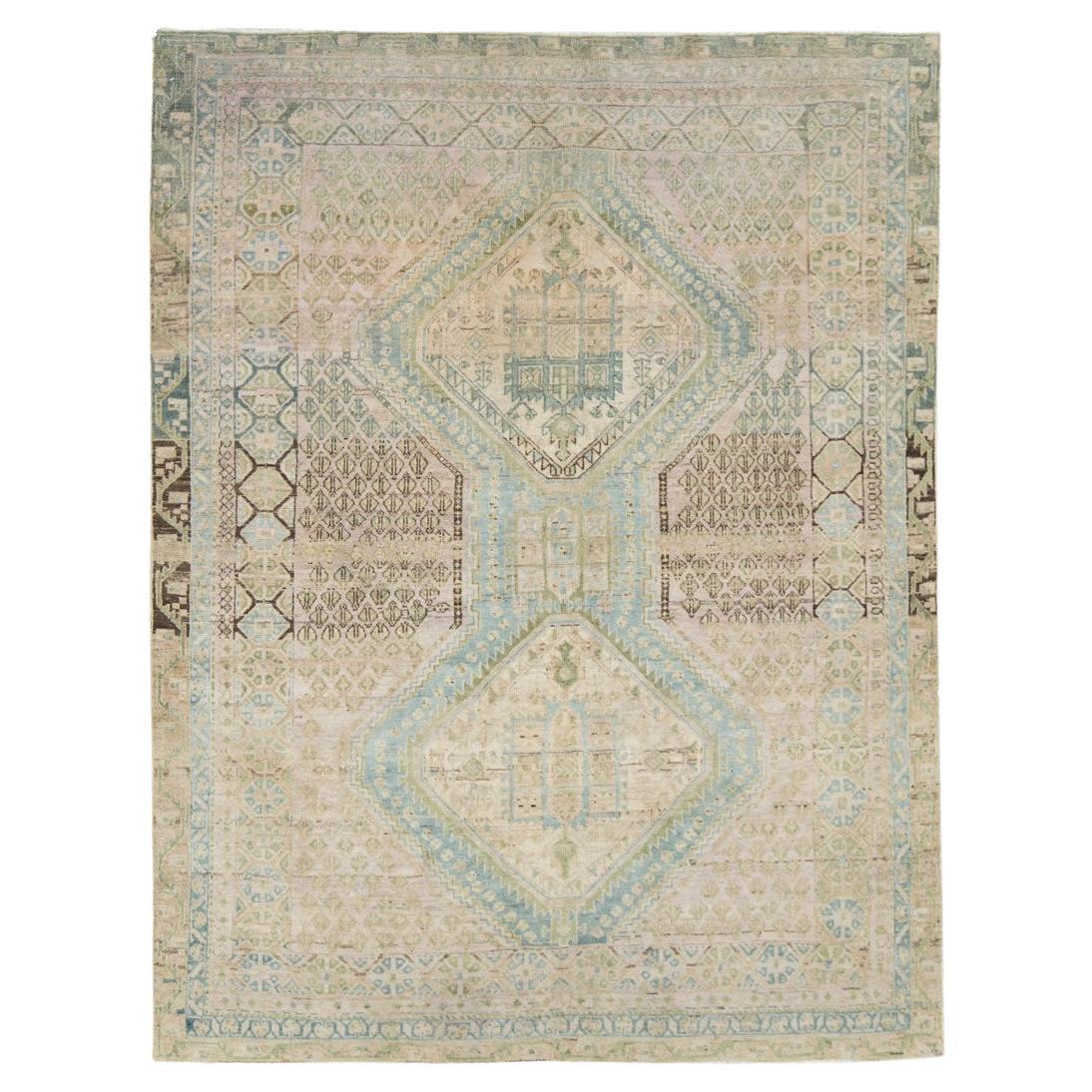Early 20th Century Persian Afshar Accent Rug in vendita