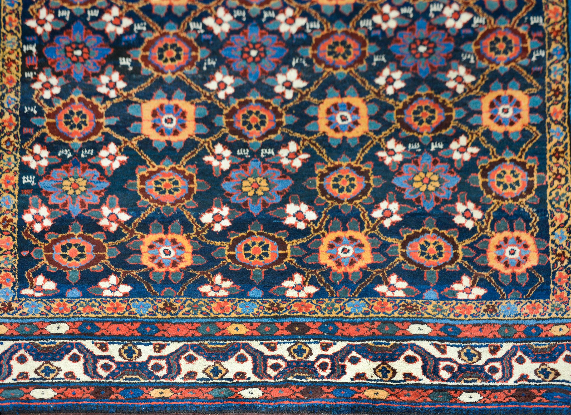 Early 20th Century Persian Afshar Rug For Sale 3