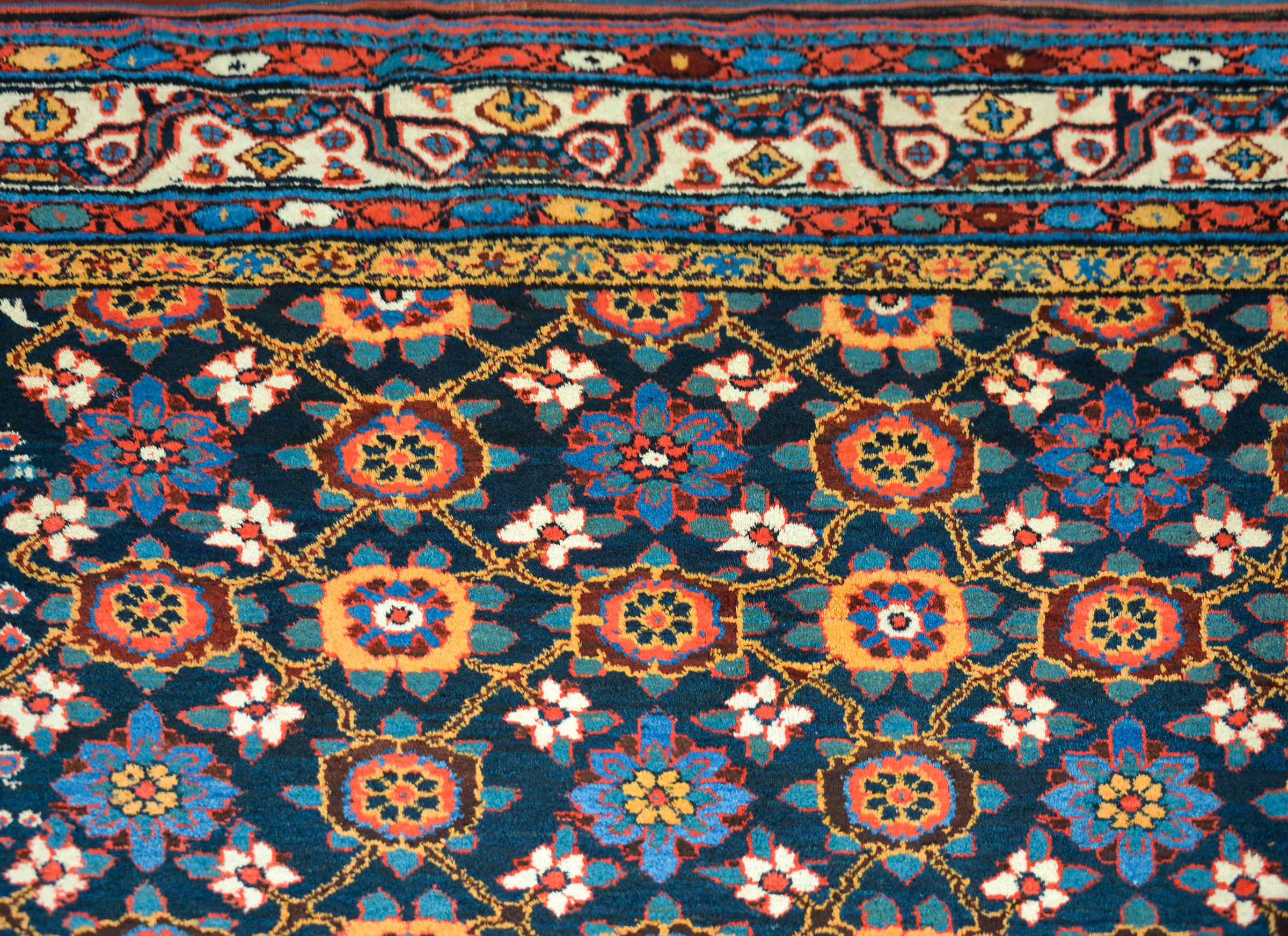 Early 20th Century Persian Afshar Rug For Sale 4