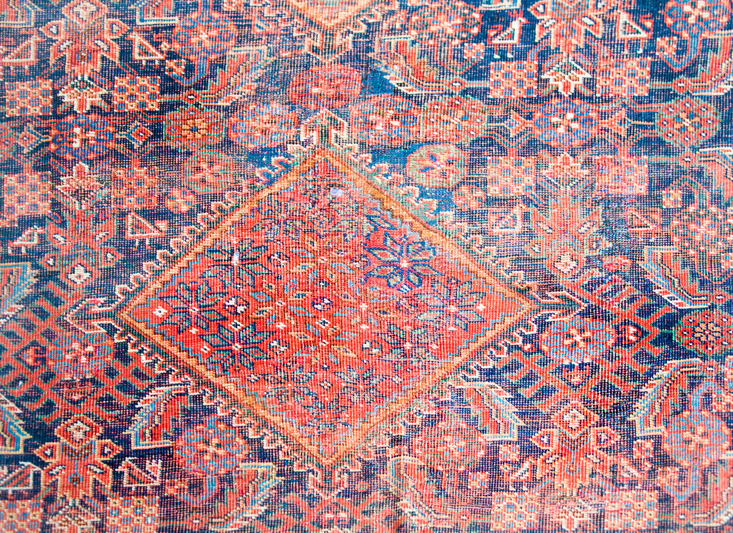 Persischer Afshar-Teppich, frühes 20. Jahrhundert im Angebot 4