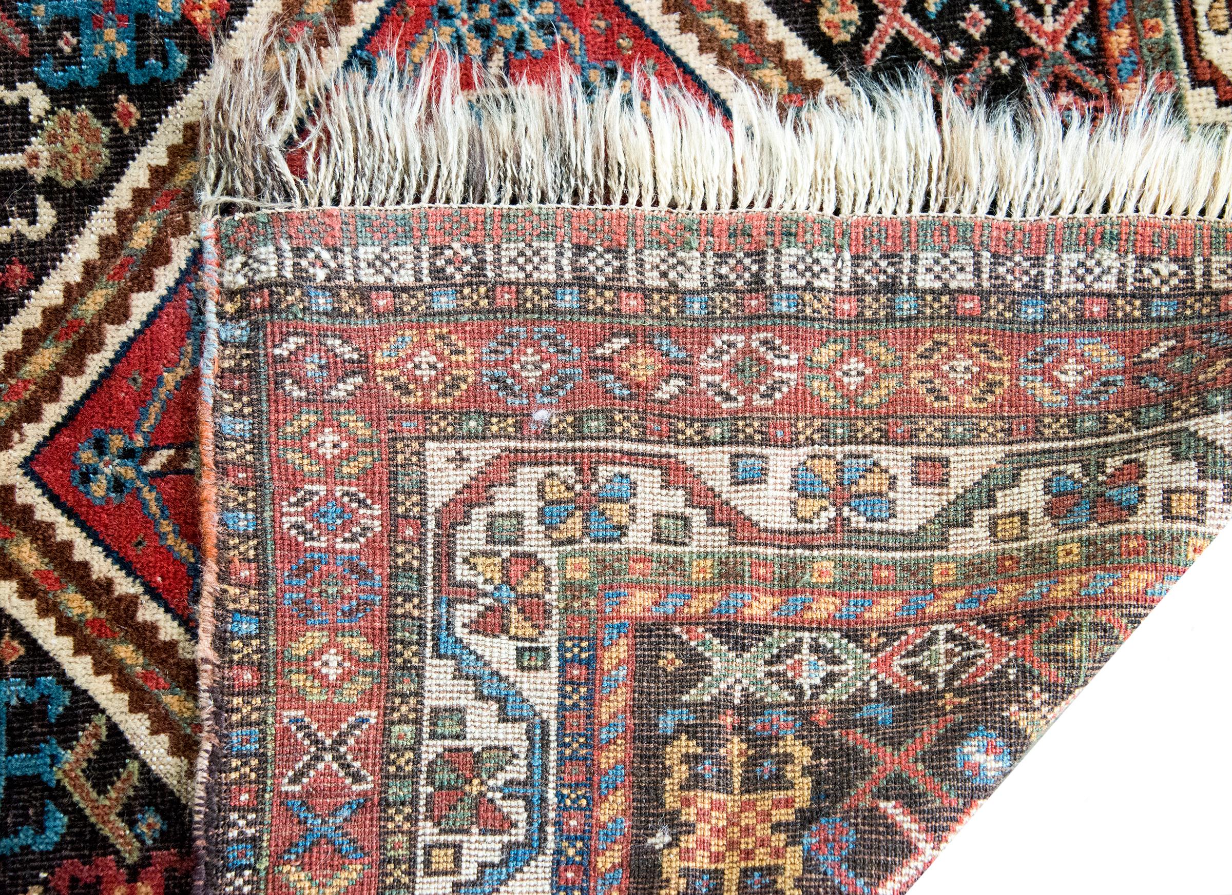 Persischer Afshar-Teppich des frühen 20. Jahrhunderts im Angebot 7
