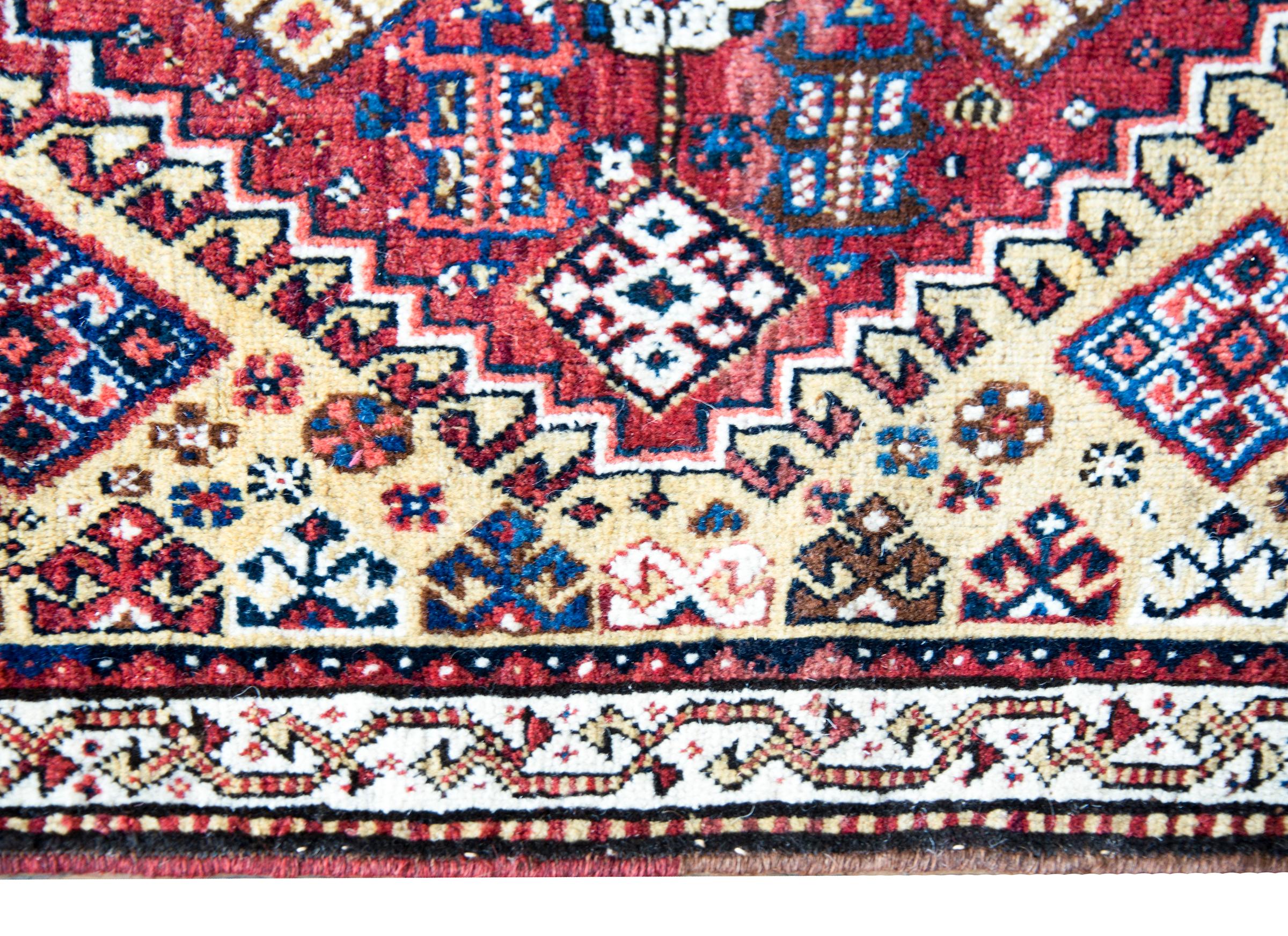 Mid-20th Century Early 20th Century, Persian Afshar Rug For Sale