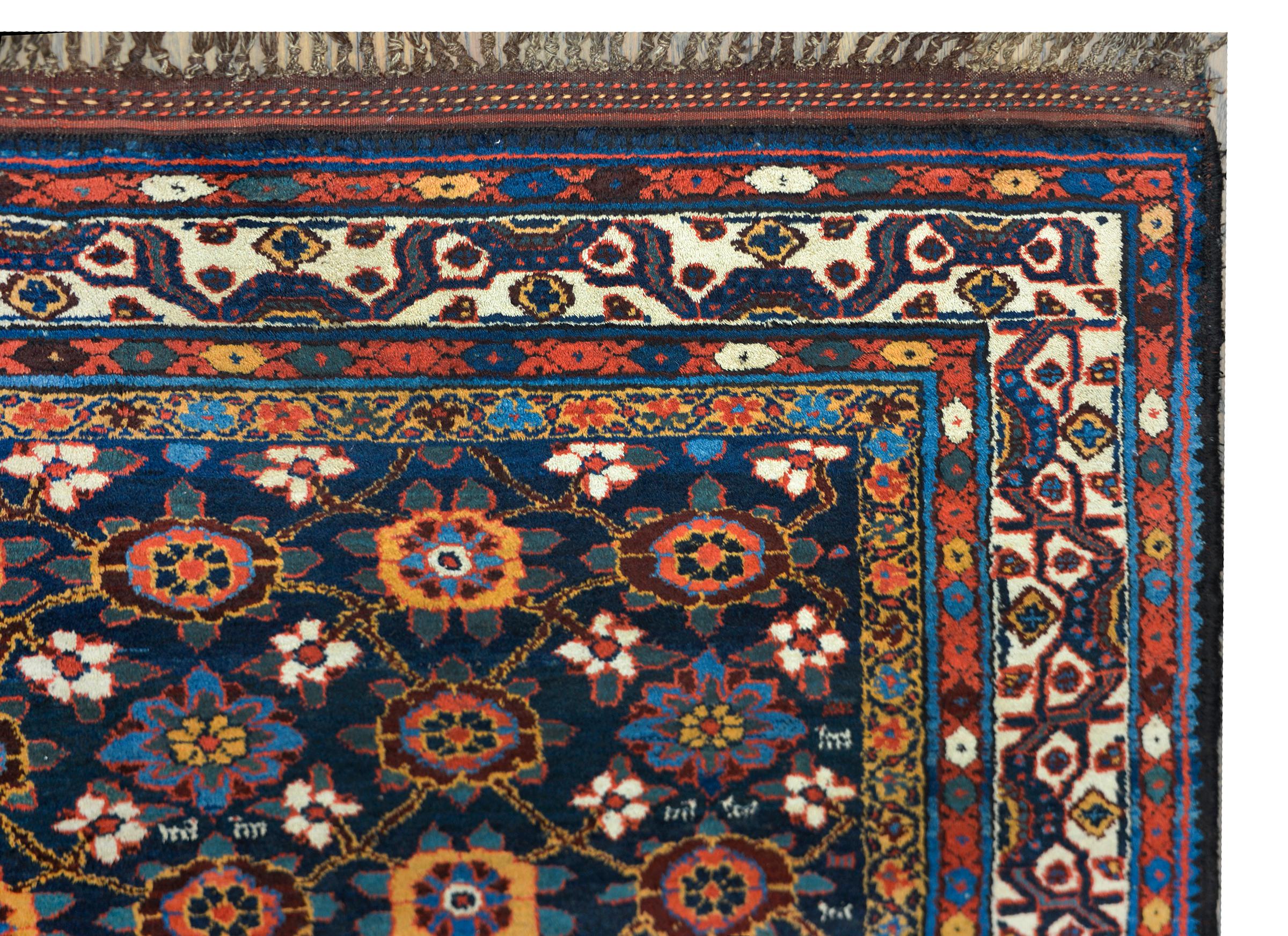 Early 20th Century Persian Afshar Rug For Sale 2