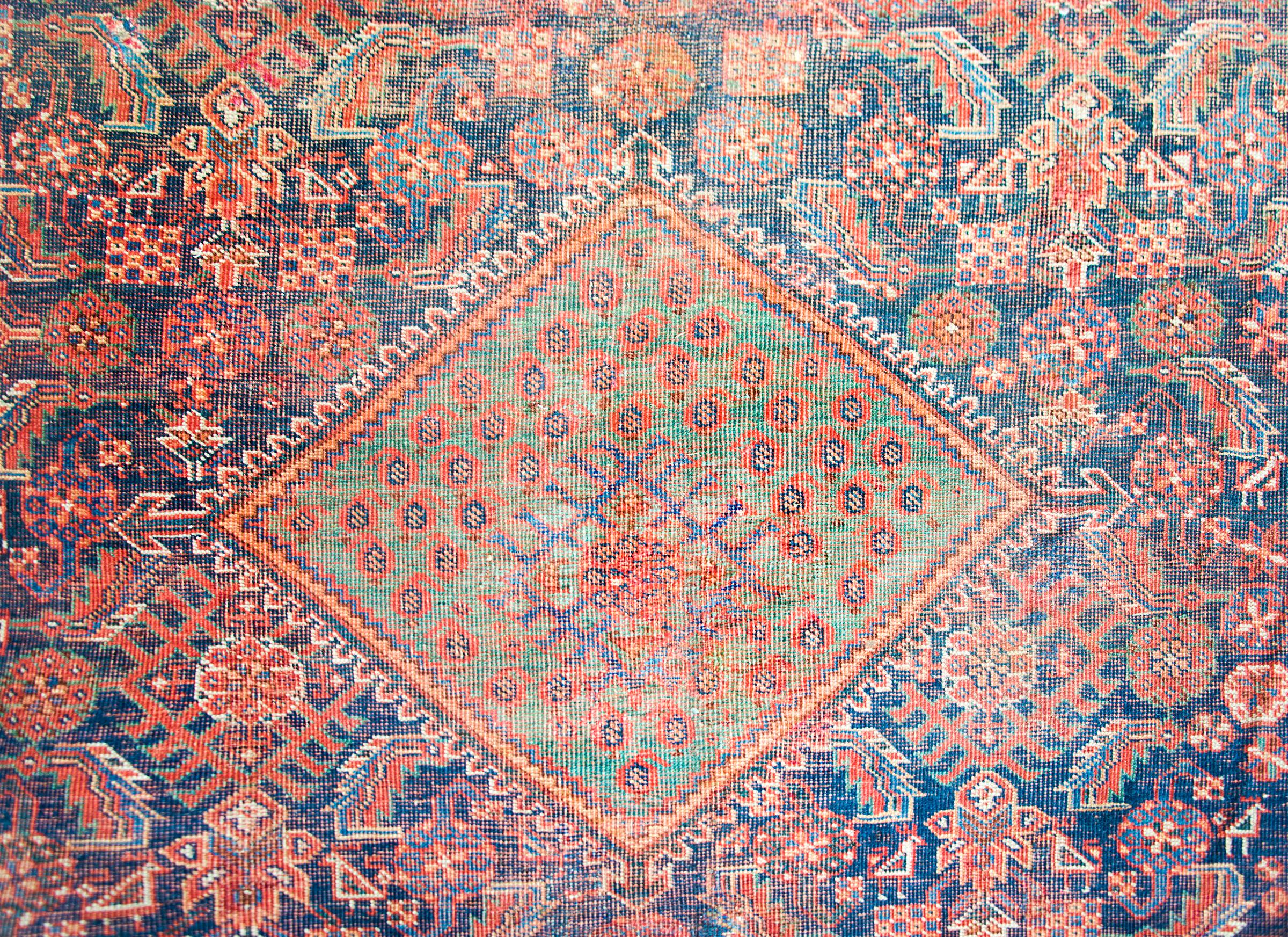 Persischer Afshar-Teppich, frühes 20. Jahrhundert im Angebot 2