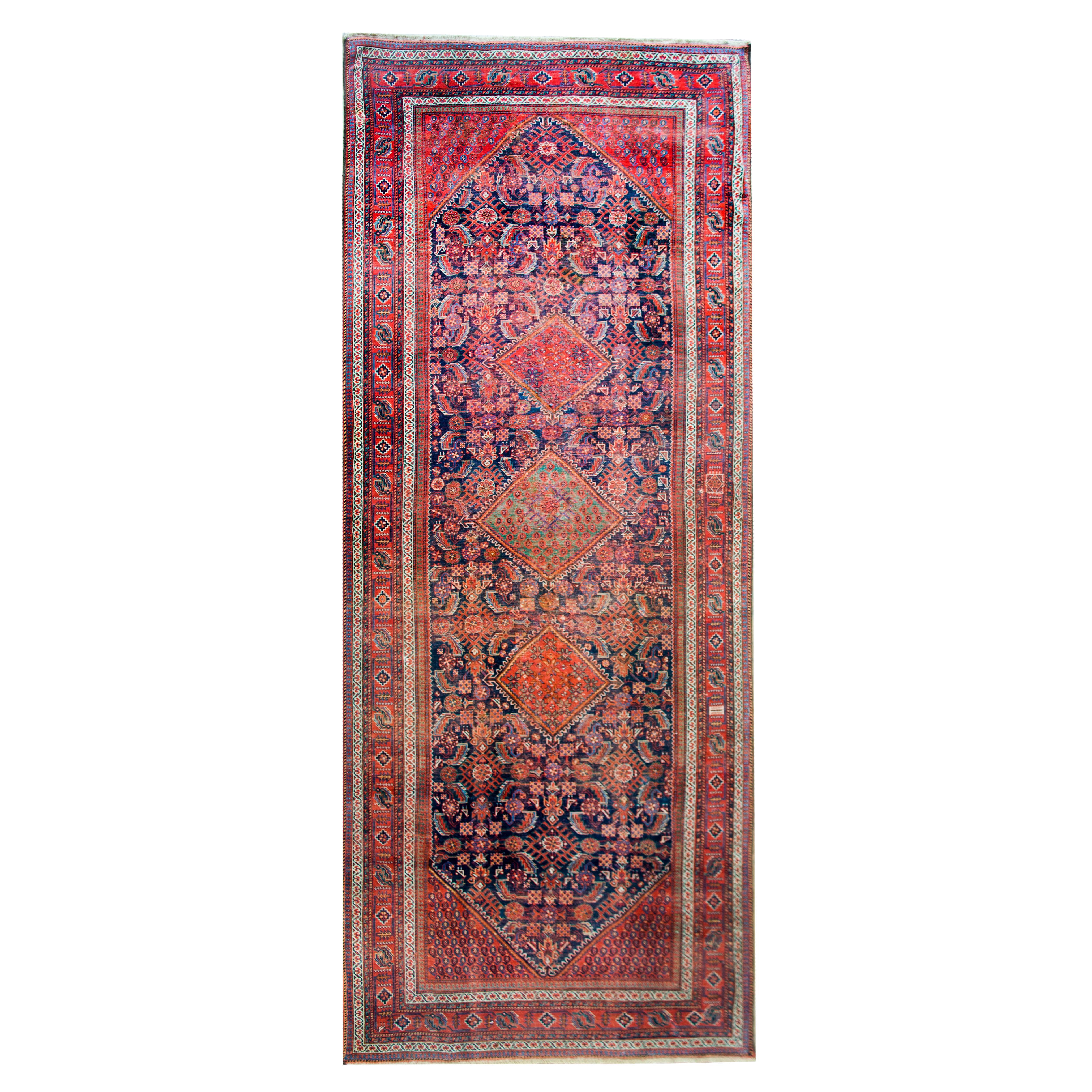 Persischer Afshar-Teppich, frühes 20. Jahrhundert im Angebot