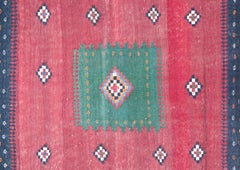 Early 20th Century Persian Afshar Sofreh Rug