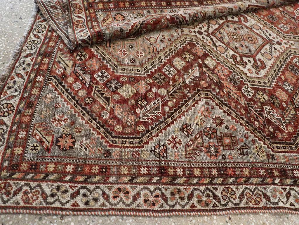 Persischer Afshar-Würfelteppich, frühes 20. Jahrhundert im Angebot 3