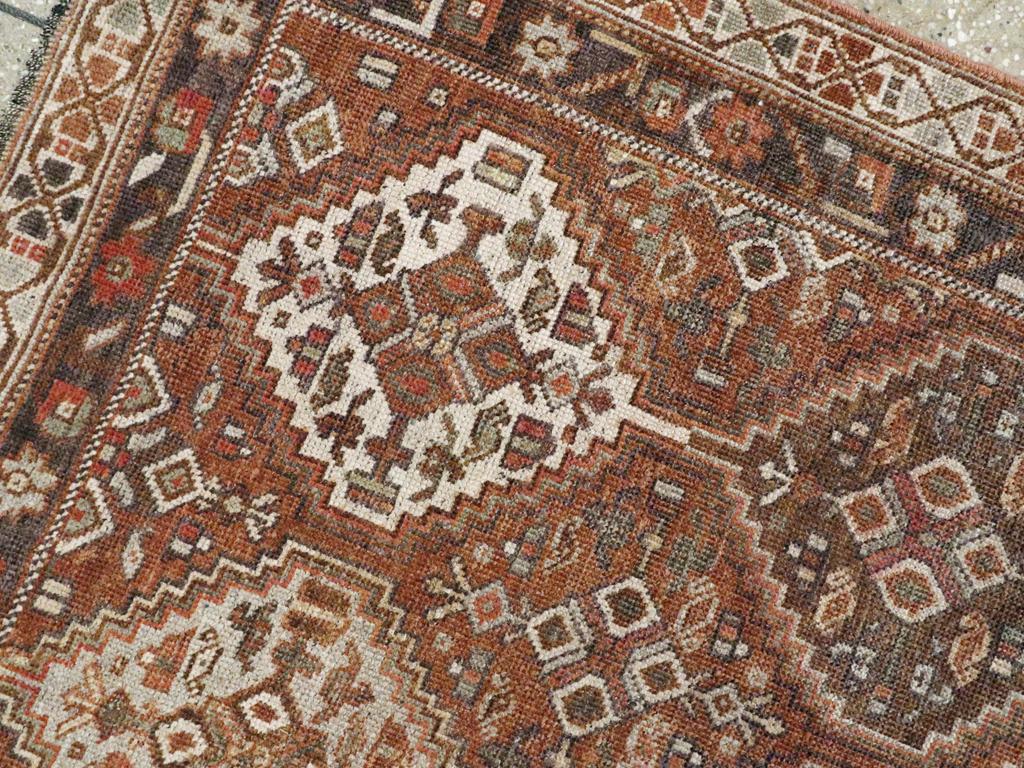 Persischer Afshar-Würfelteppich, frühes 20. Jahrhundert (Wolle) im Angebot