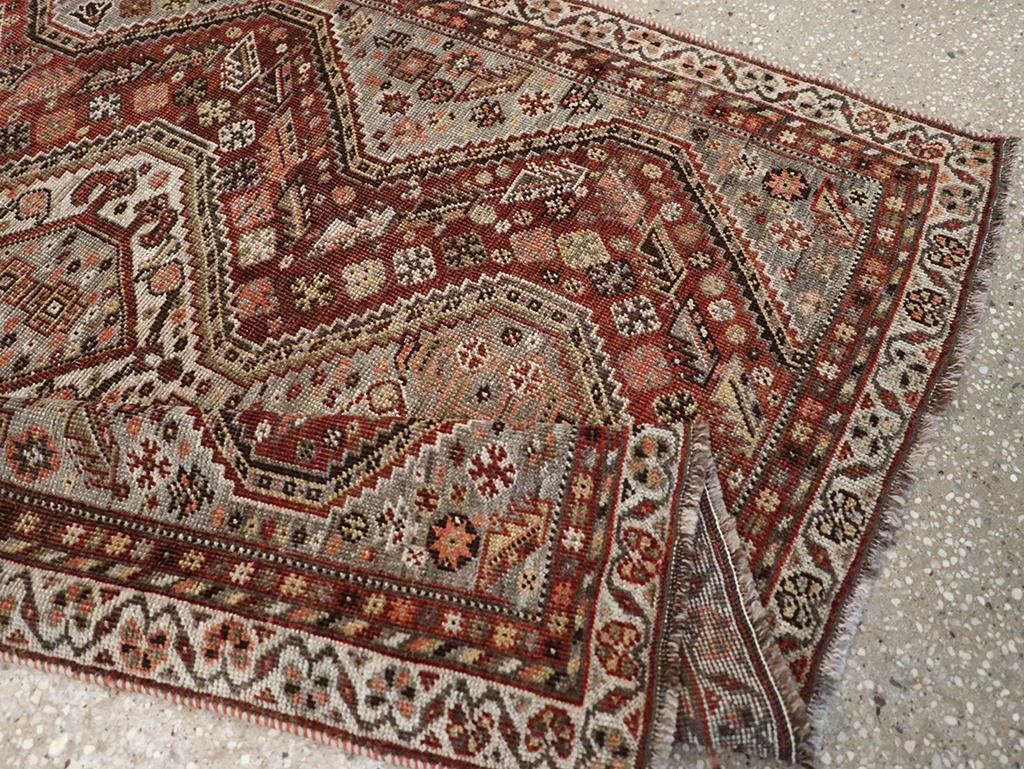 Persischer Afshar-Würfelteppich, frühes 20. Jahrhundert im Angebot 2