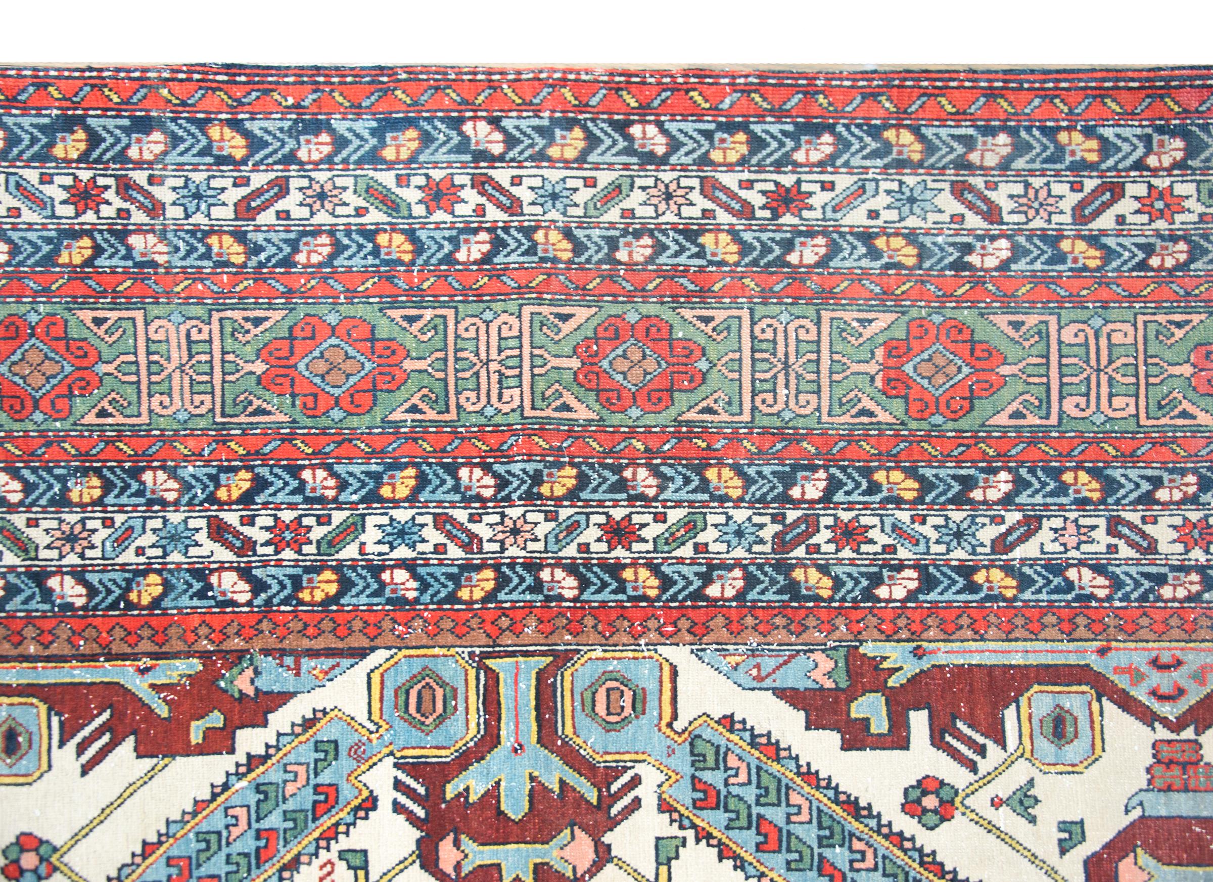Early 20th Century Persian Ardabil Rug For Sale 4