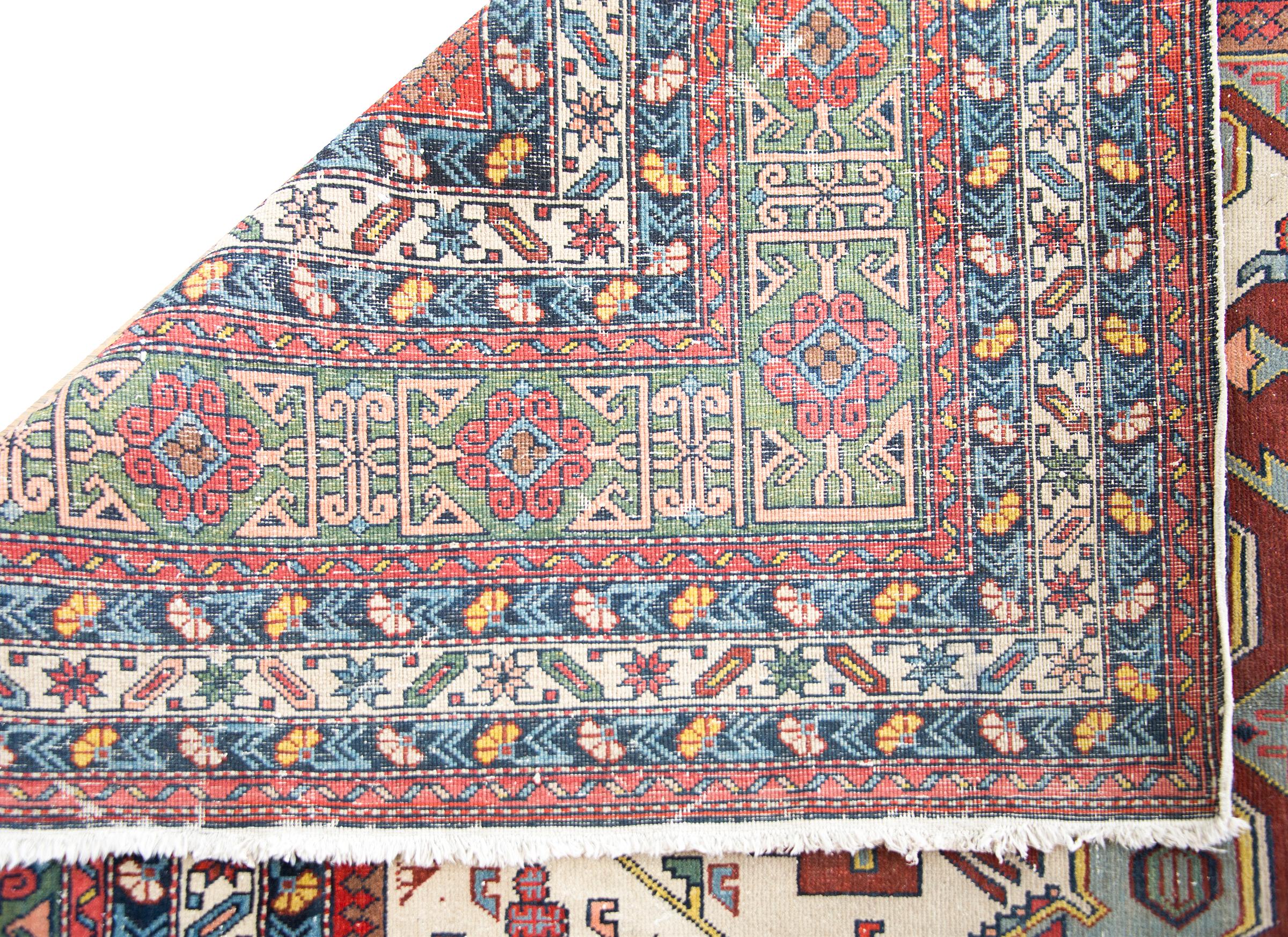 Early 20th Century Persian Ardabil Rug For Sale 6