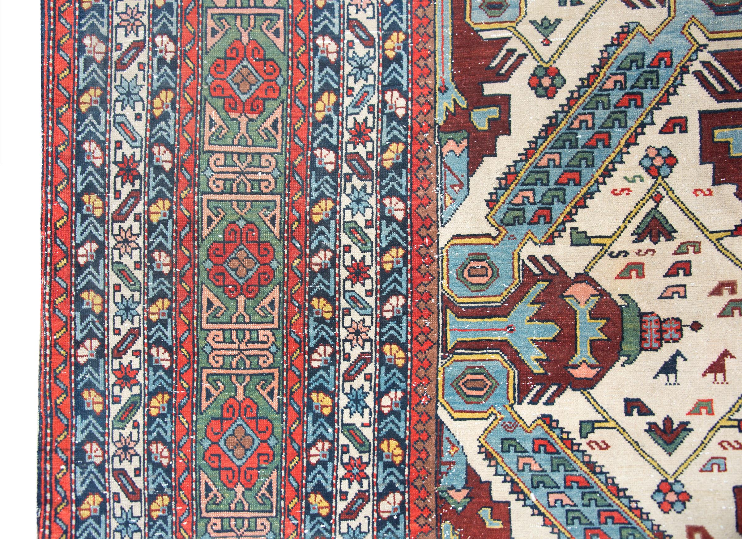 Mid-20th Century Early 20th Century Persian Ardabil Rug For Sale