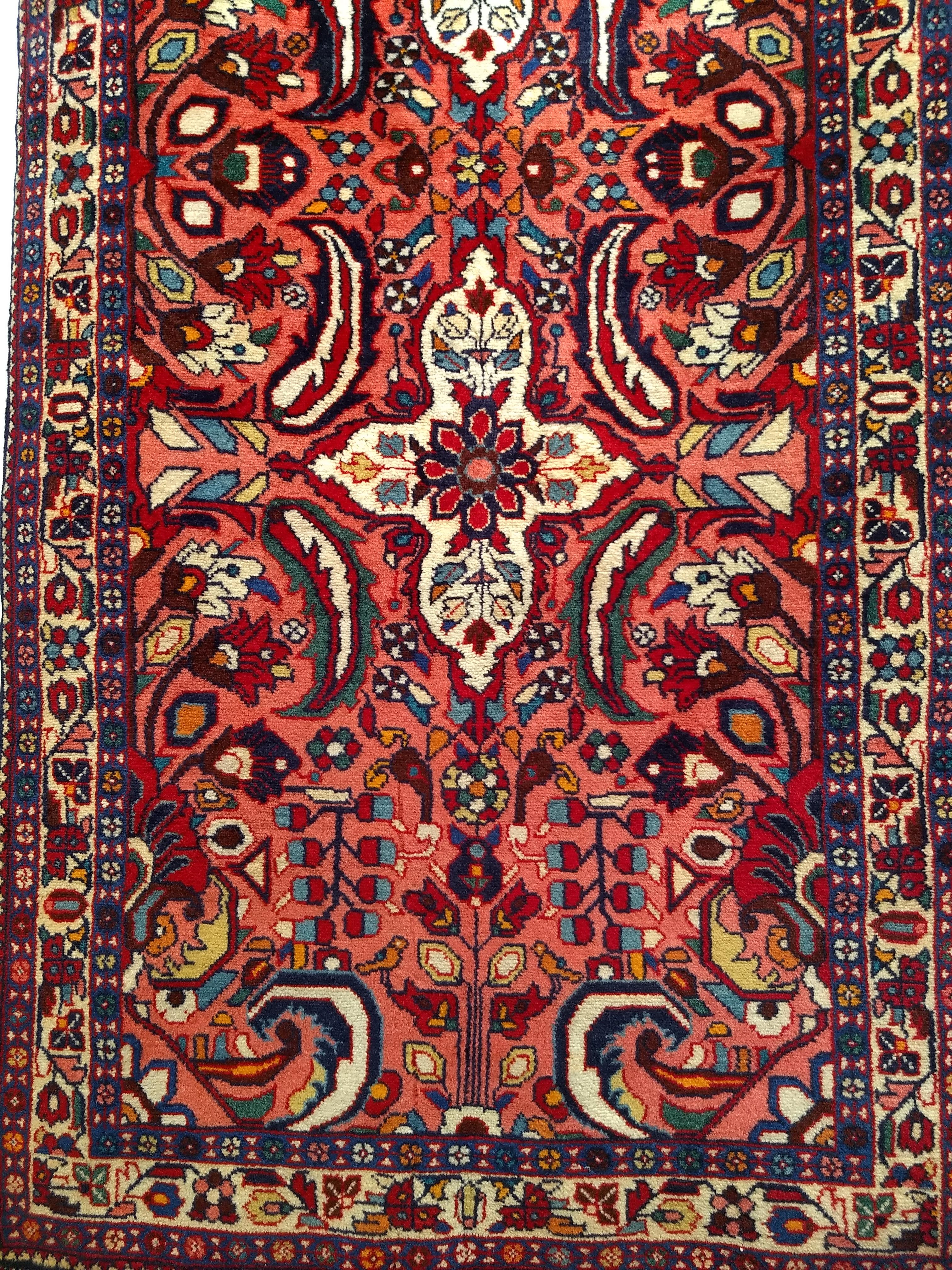 Alfombra Persa Bakhtiari de principios del siglo XX en venta 5