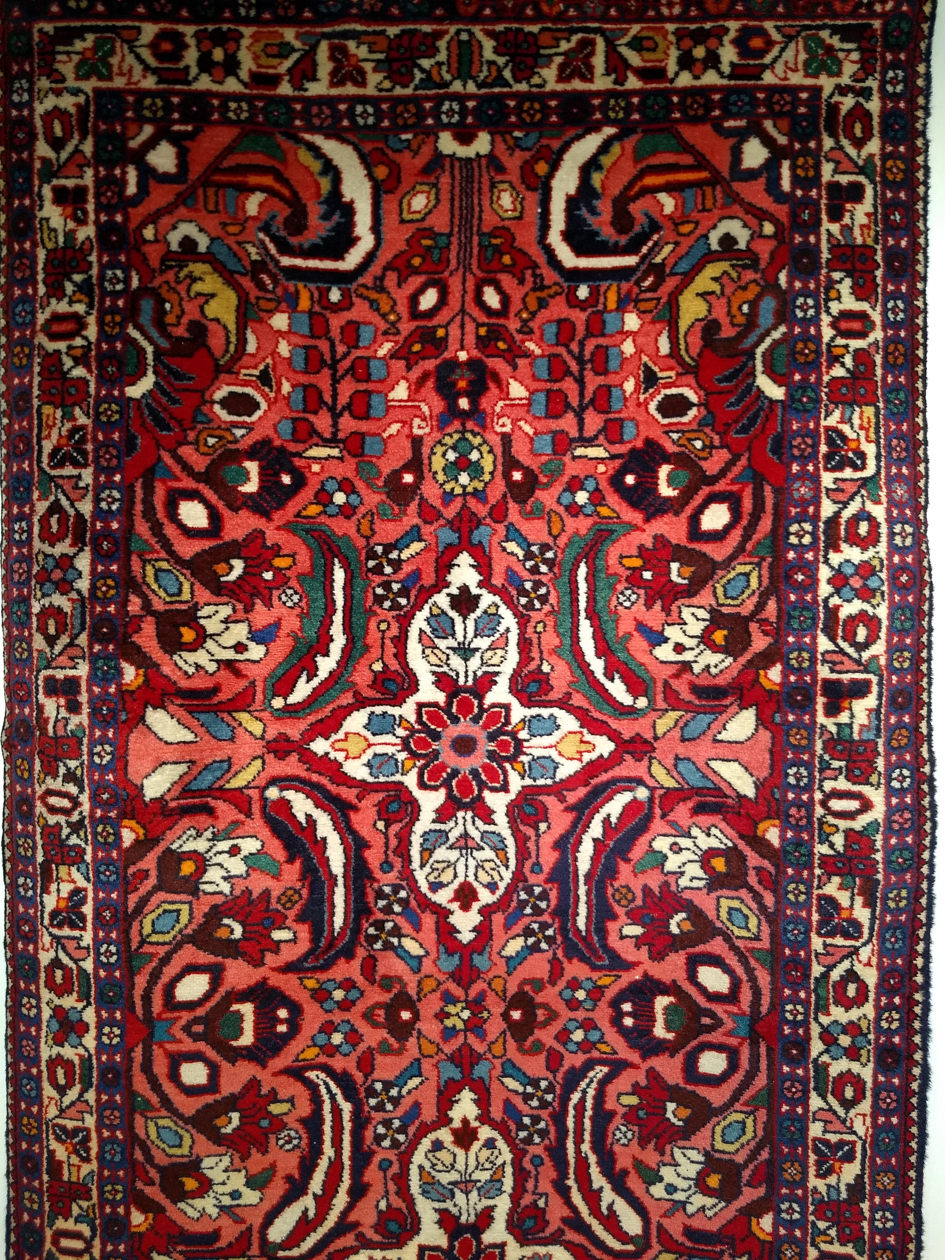 Alfombra Persa Bakhtiari de principios del siglo XX en venta 4