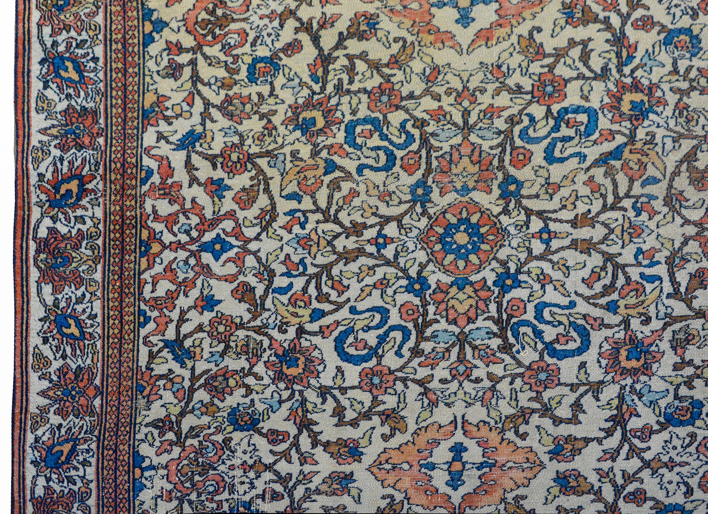 Wool Early 20th Century Persian Bakhtiari Rug For Sale