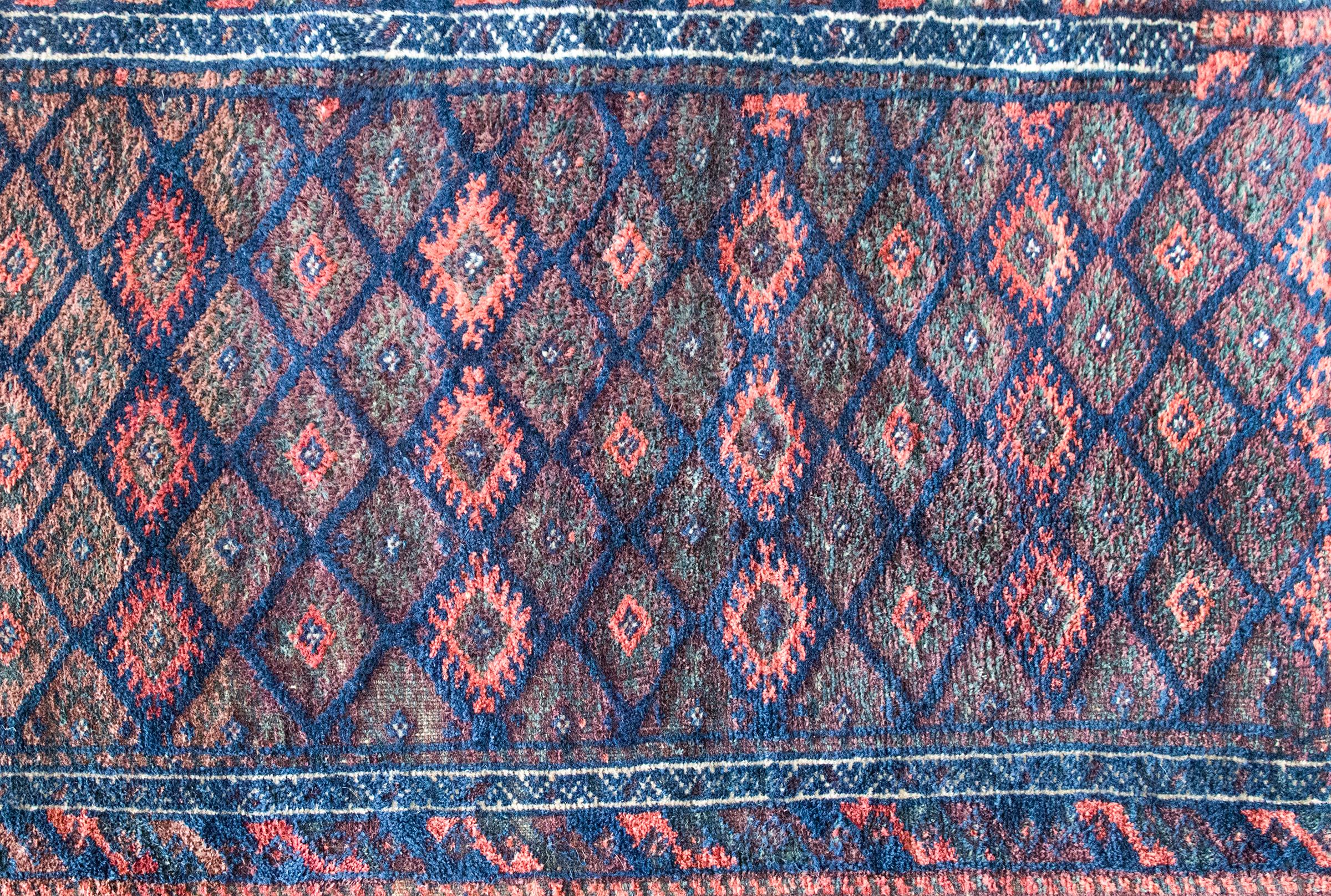 Tappeto persiano Baluch Bag Face dei primi del Novecento In condizioni buone in vendita a Chicago, IL