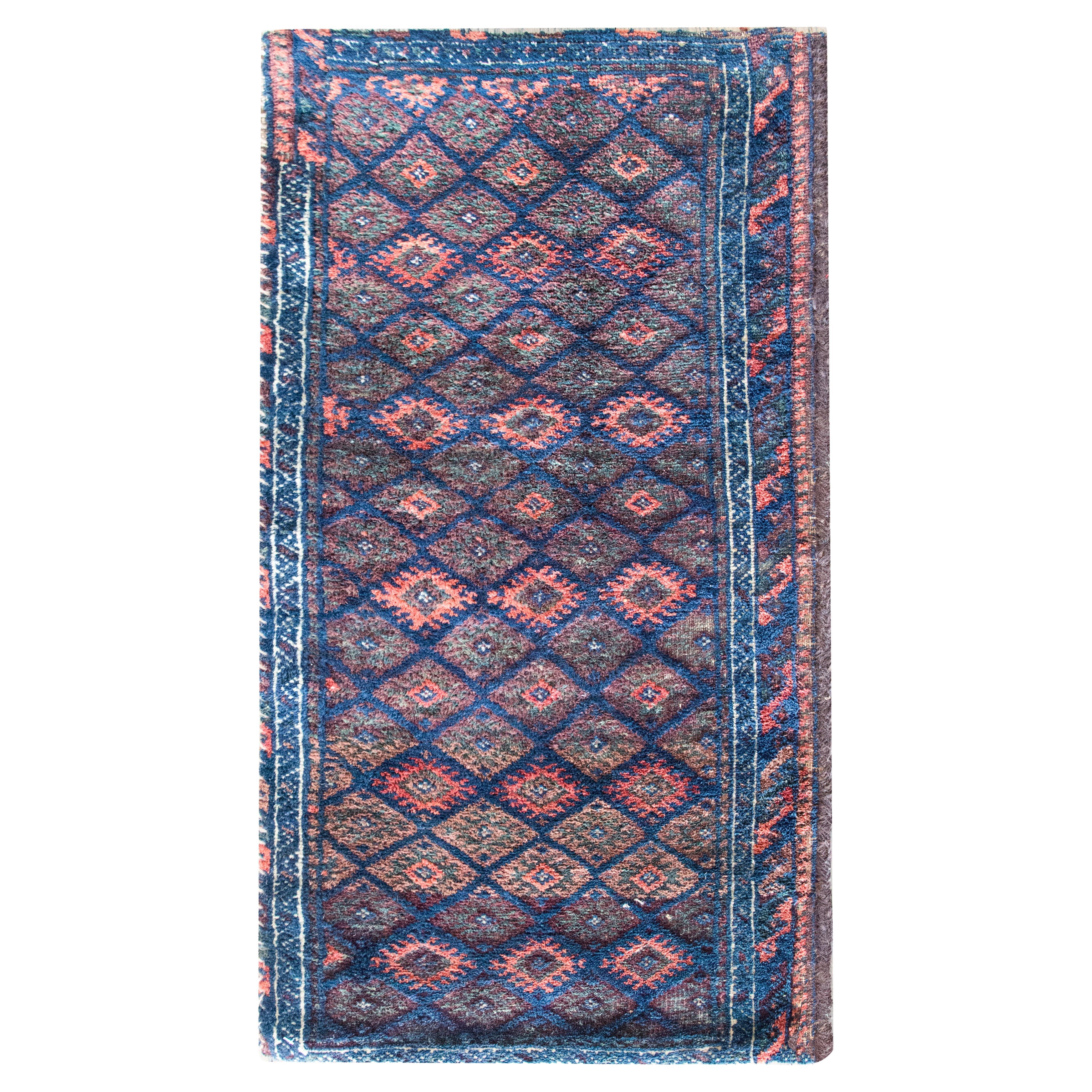 Early 20th Century Persian Baluch Bag Face Rug