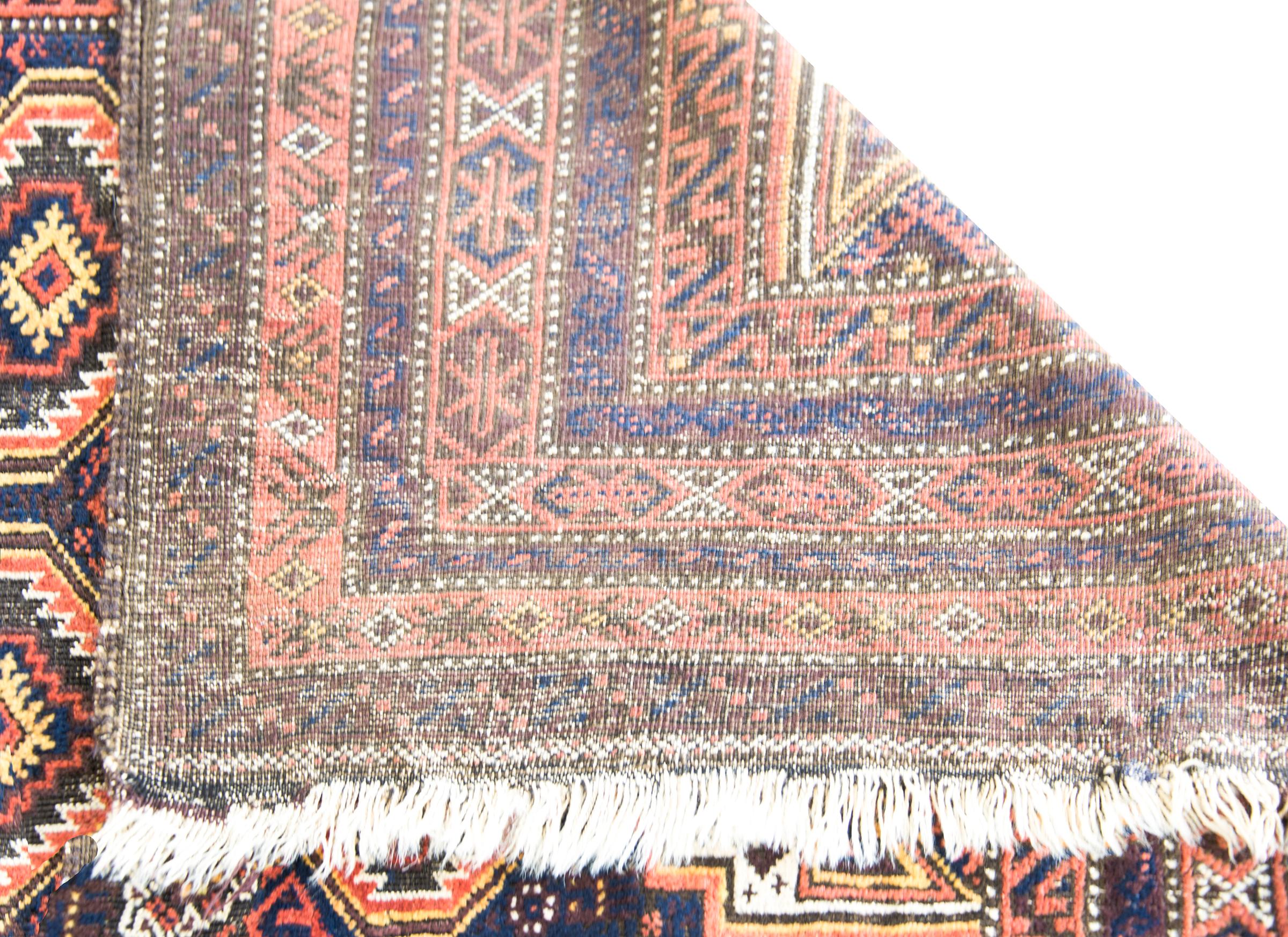 Early 20th Century Persian Baluch Rug For Sale 7