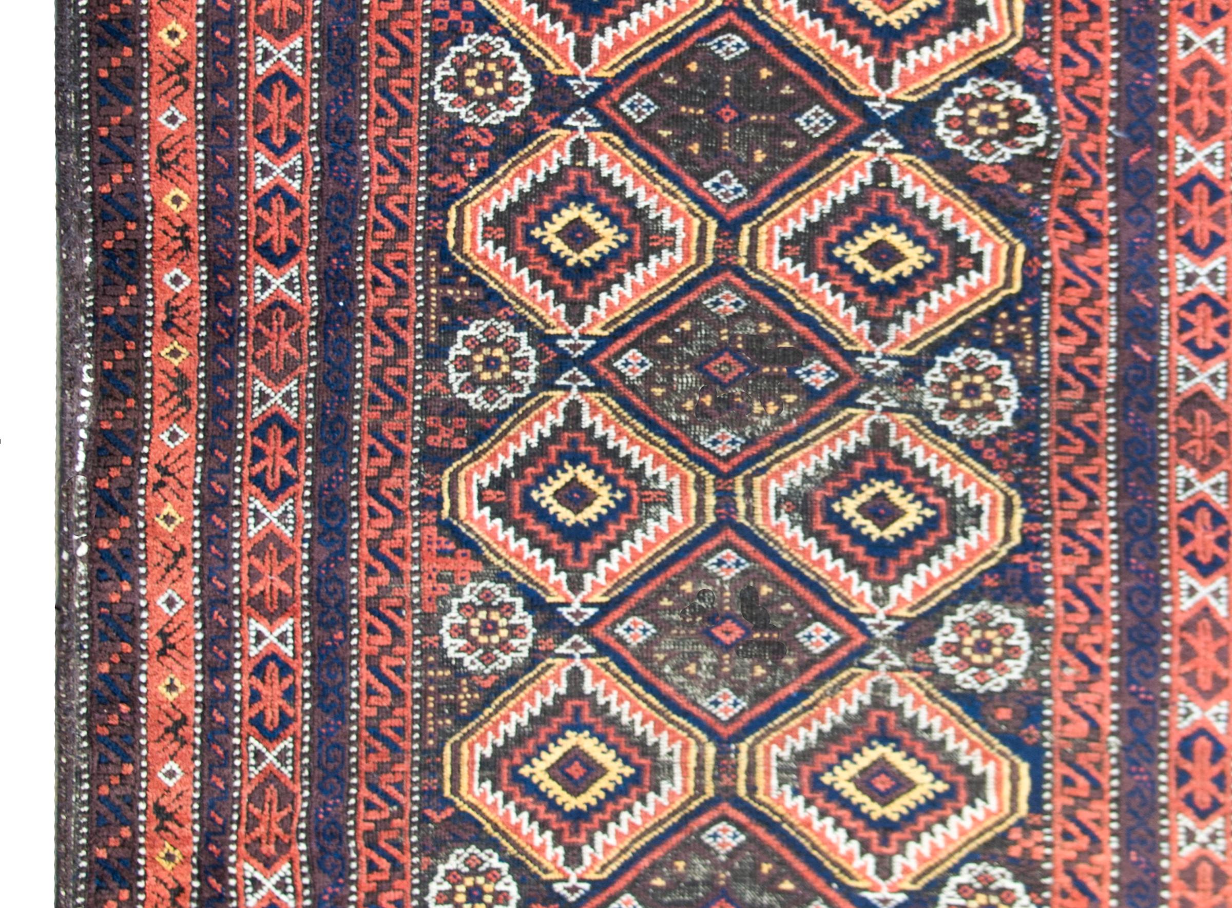 Mid-20th Century Early 20th Century Persian Baluch Rug For Sale