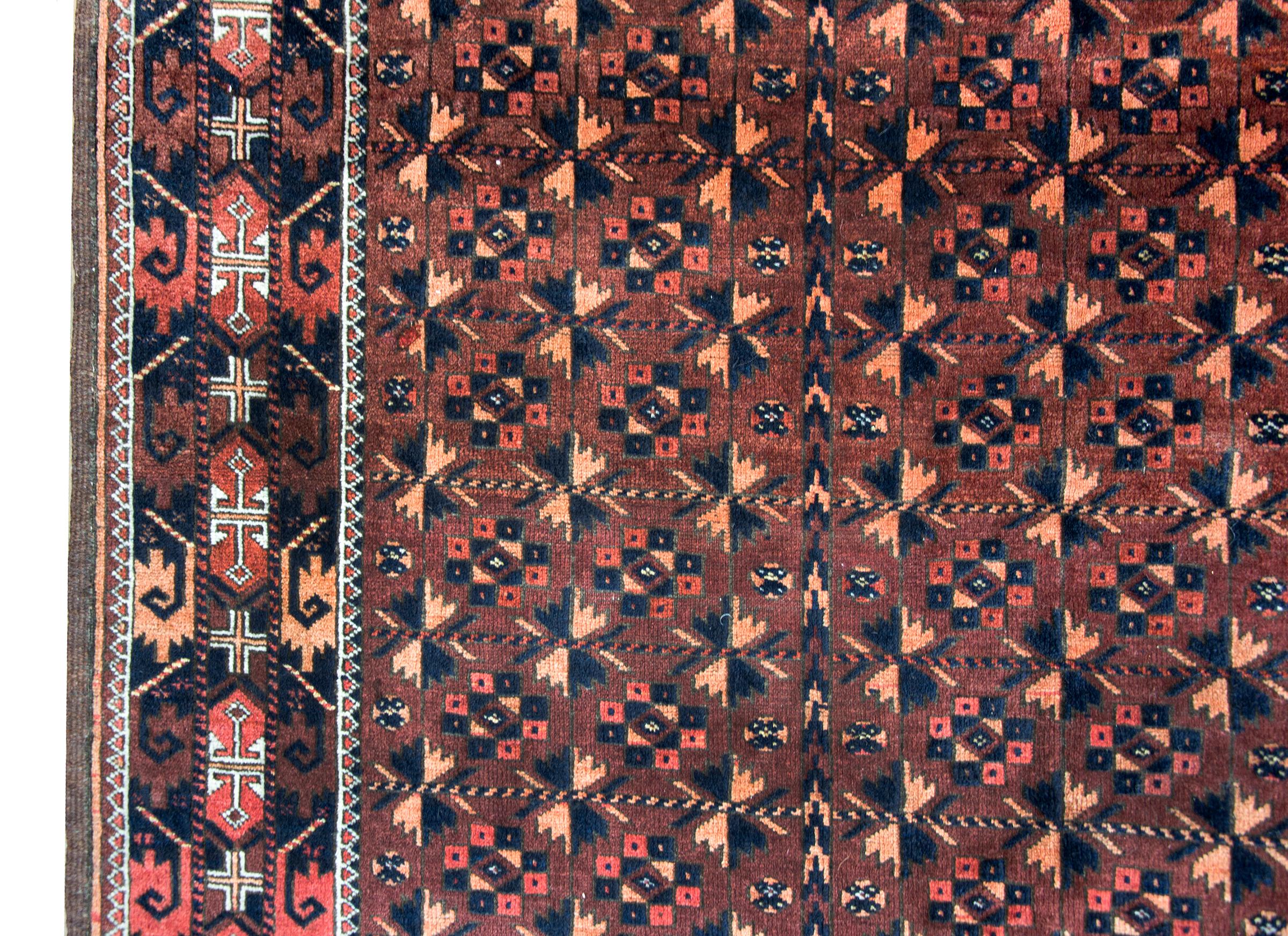 Persischer Baluch-Teppich des frühen 20. Jahrhunderts (Mitte des 20. Jahrhunderts) im Angebot