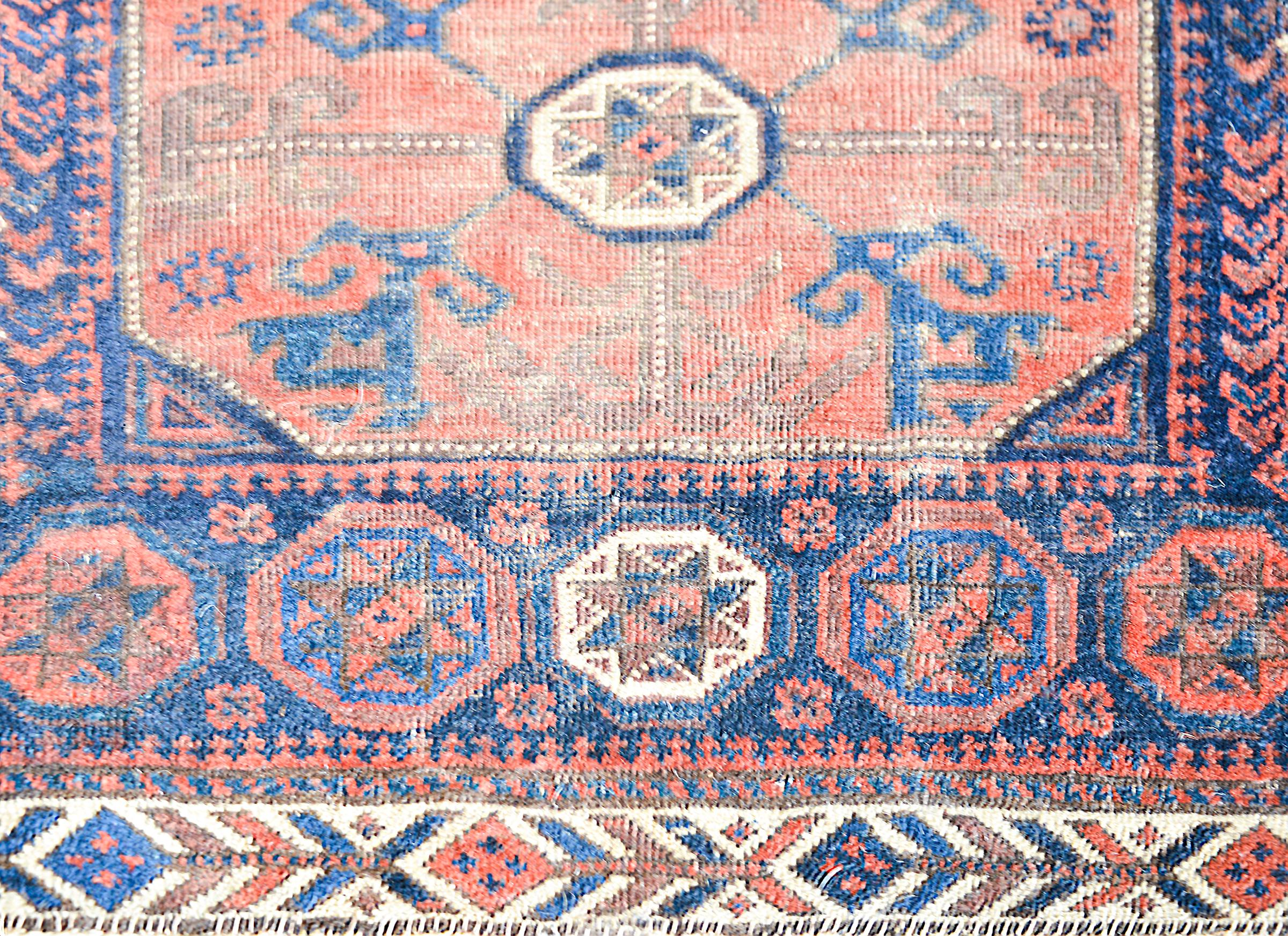 Early 20th Century Persian Baluch Rug For Sale 1