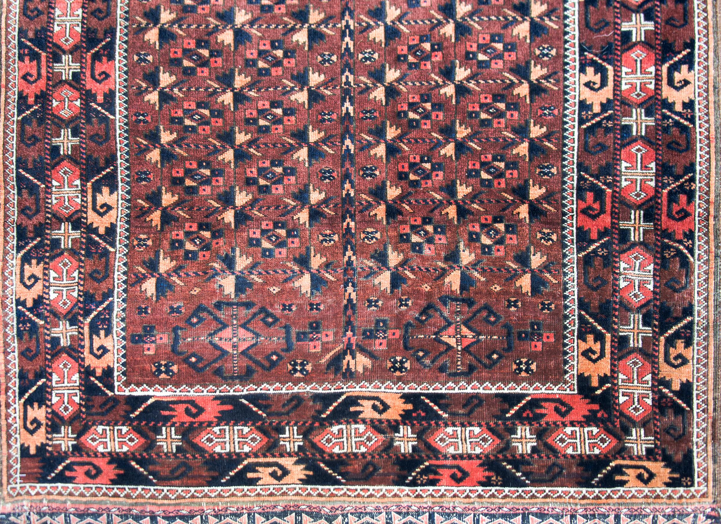 Persischer Baluch-Teppich des frühen 20. Jahrhunderts im Angebot 1