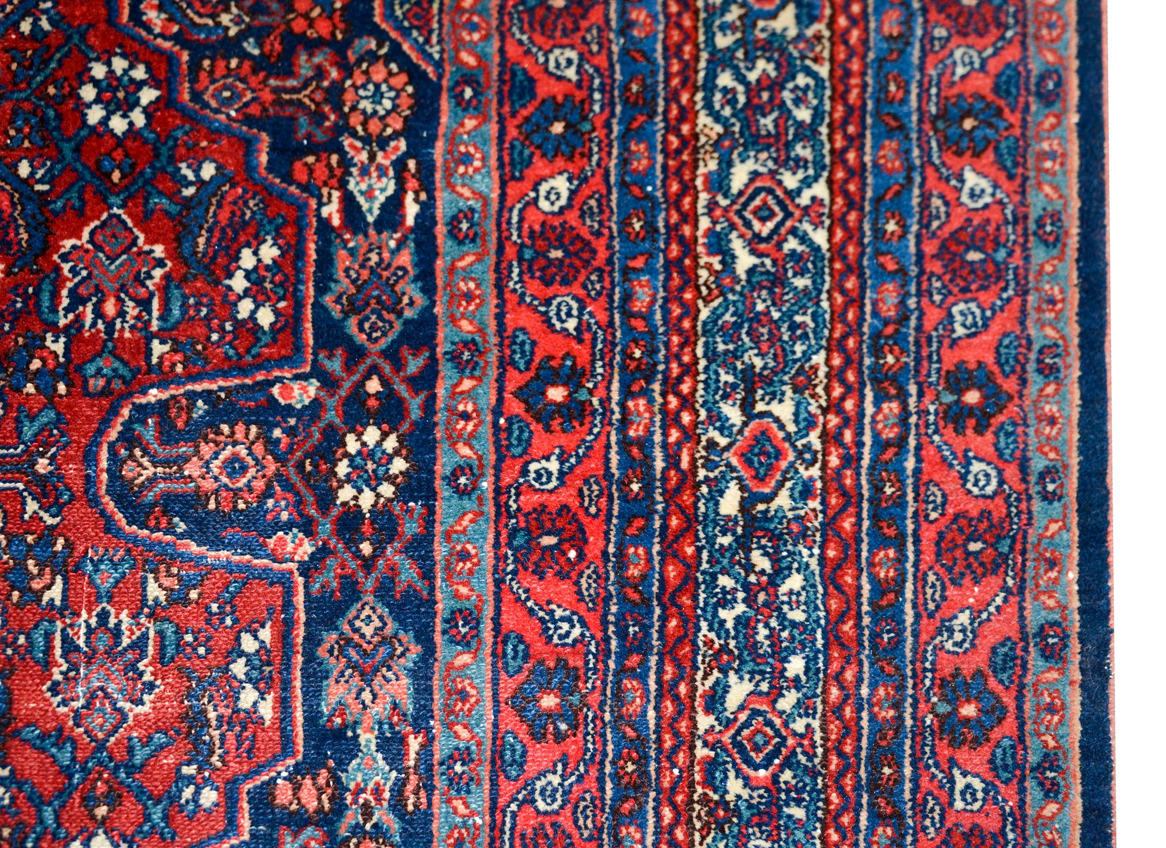 Mid-20th Century Early 20th Century Persian Bibikabad Rug For Sale