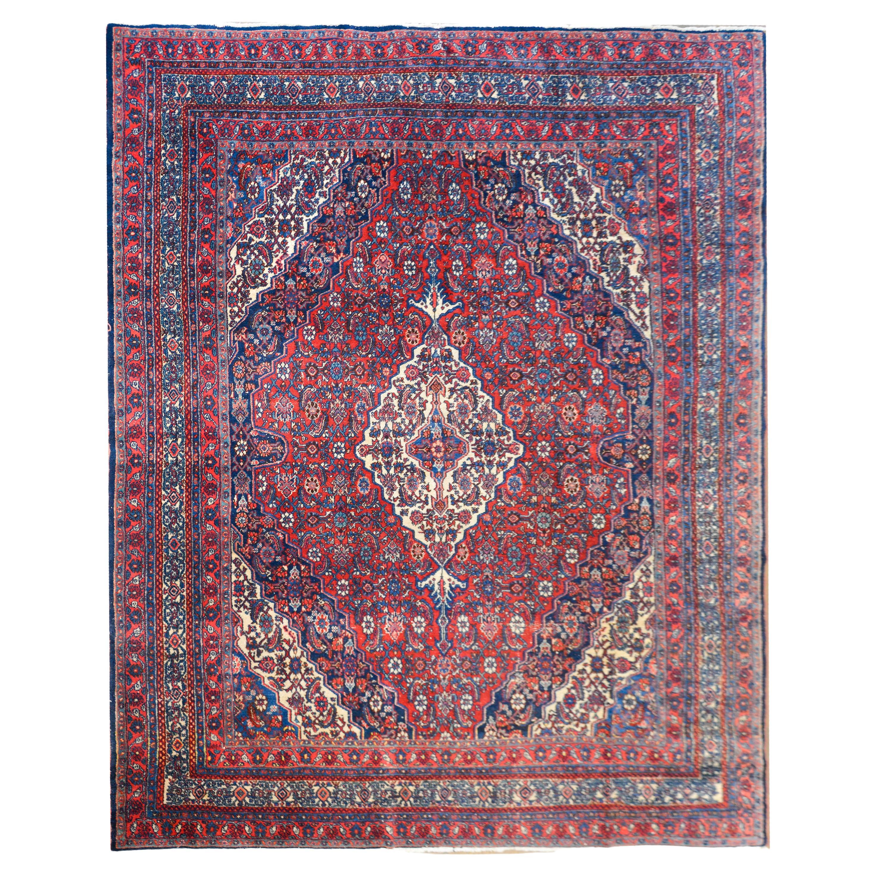 Early 20th Century Persian Bibikabad Rug For Sale