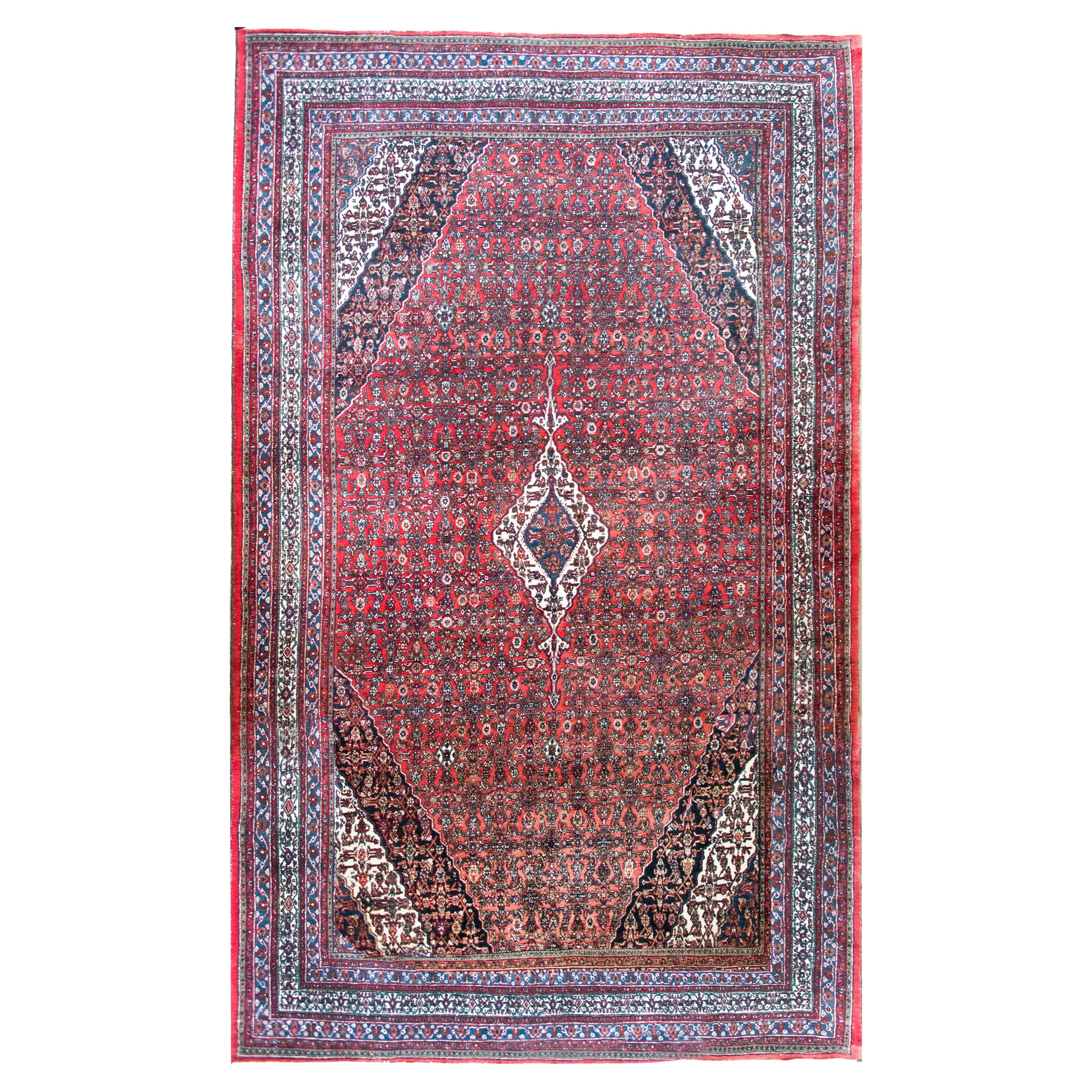 Early 20th Century Persian Bibikibad Rug