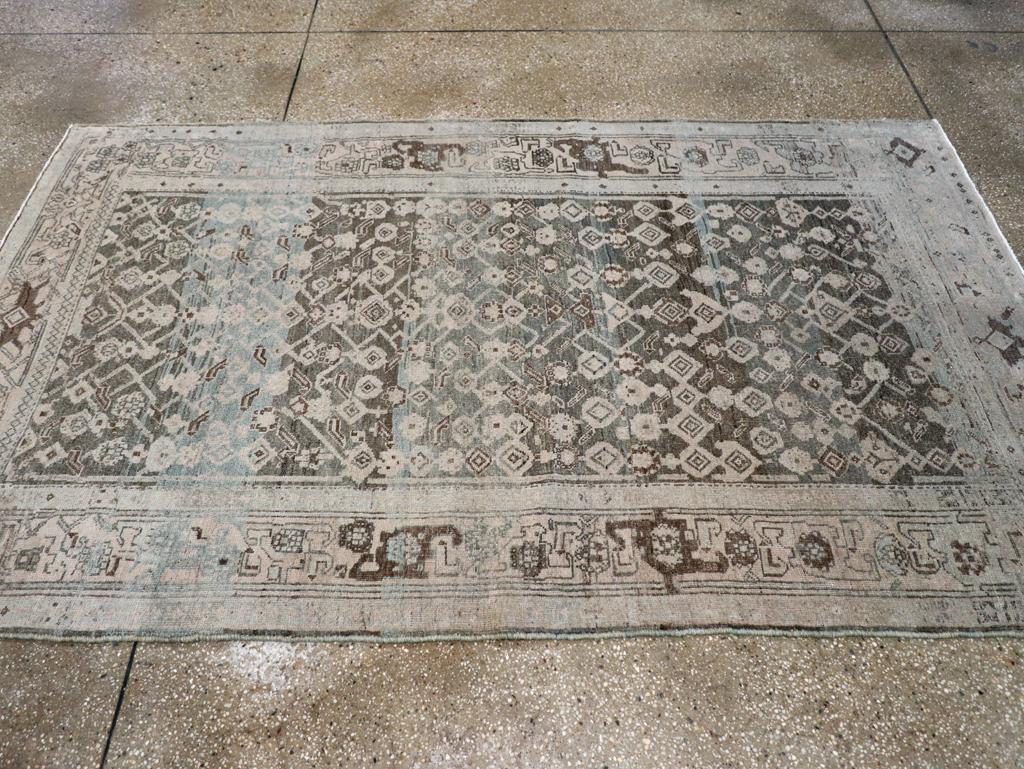 Perse Tapis d'appoint persan Bidjar du début du 20e siècle en vente