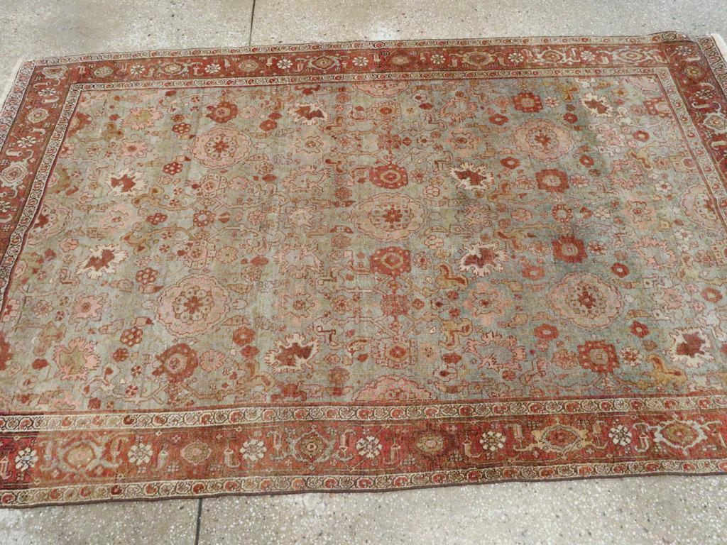 Perse Tapis d'appoint persan Bidjar du début du 20e siècle en vente