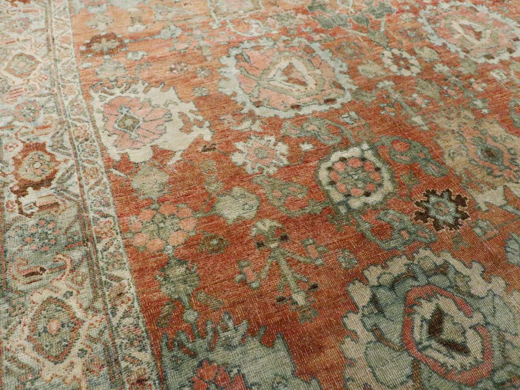 Perse Tapis d'appoint persan Bidjar du début du 20e siècle en vente