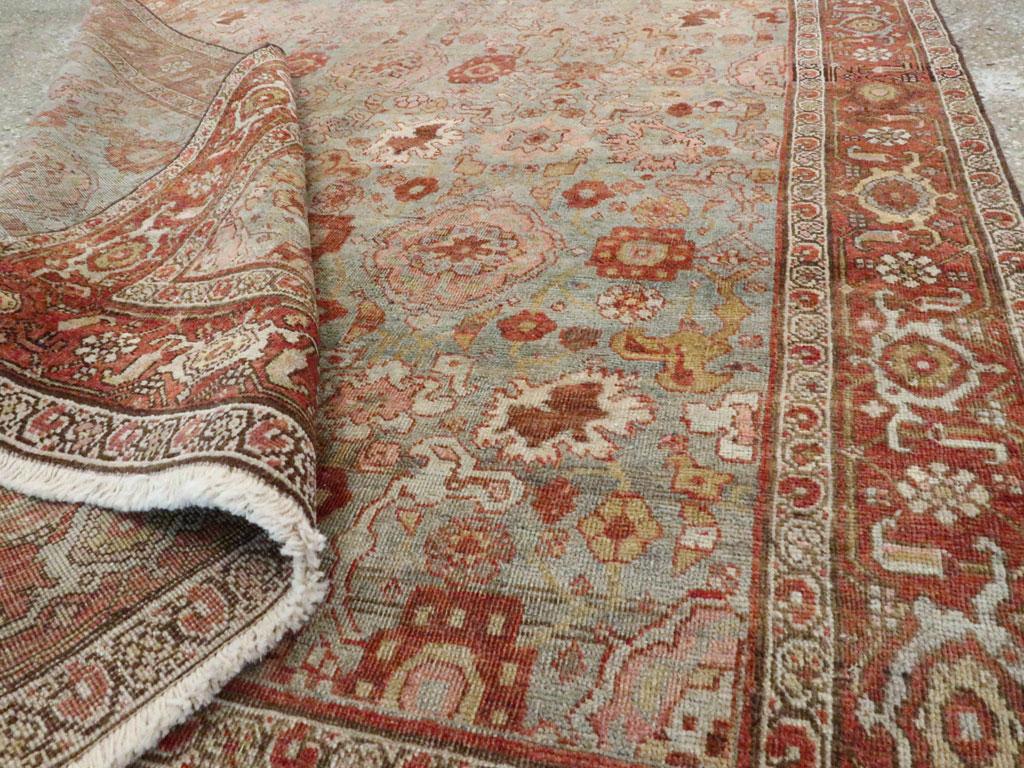 Noué à la main Tapis d'appoint persan Bidjar du début du 20e siècle en vente