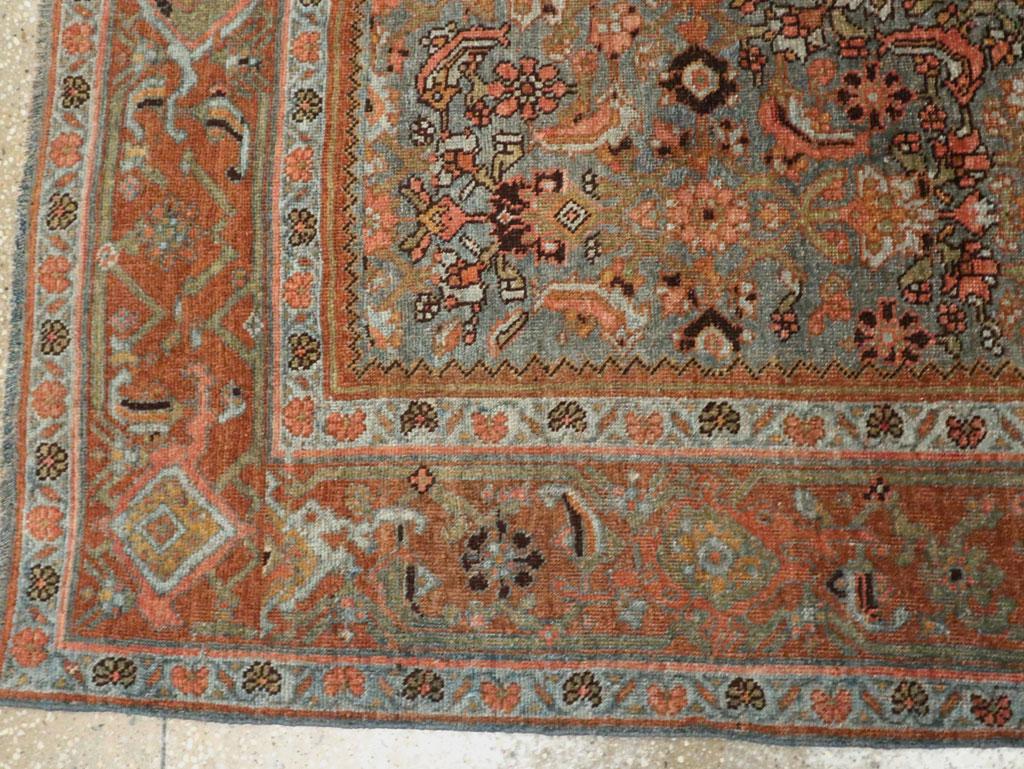 Noué à la main Tapis d'appoint persan Bidjar du début du 20e siècle en vente