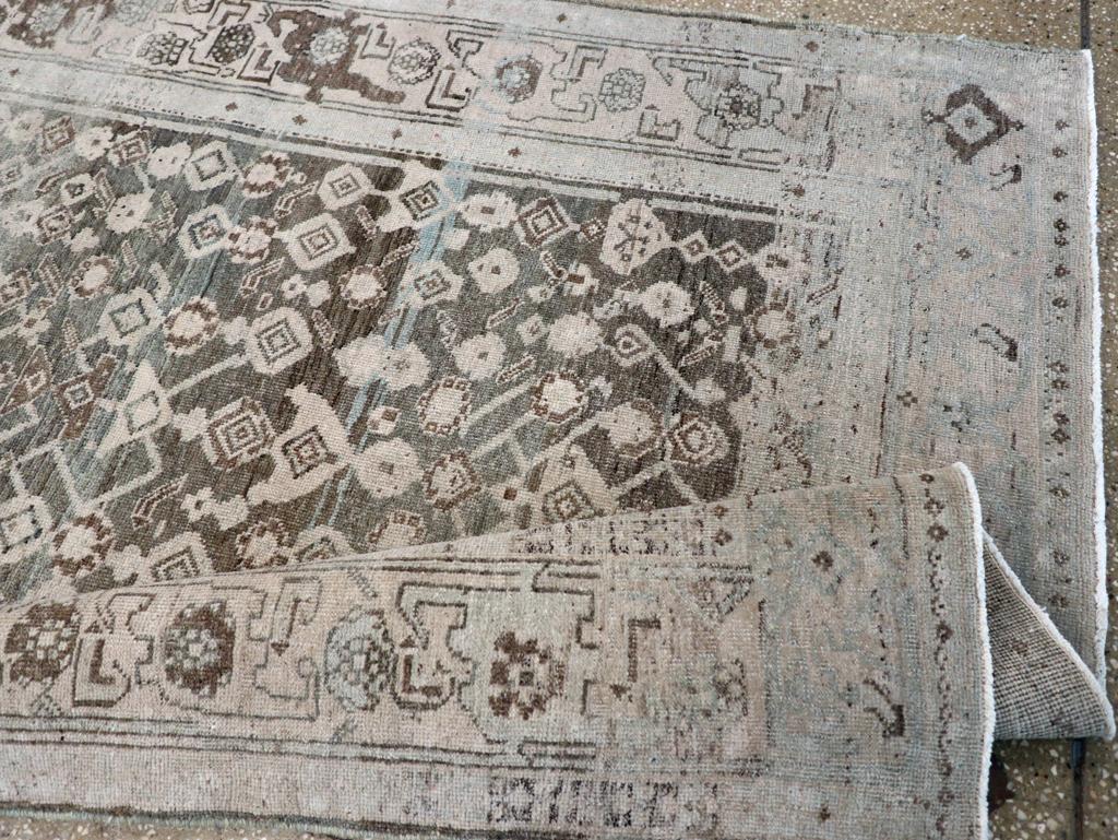20ième siècle Tapis d'appoint persan Bidjar du début du 20e siècle en vente