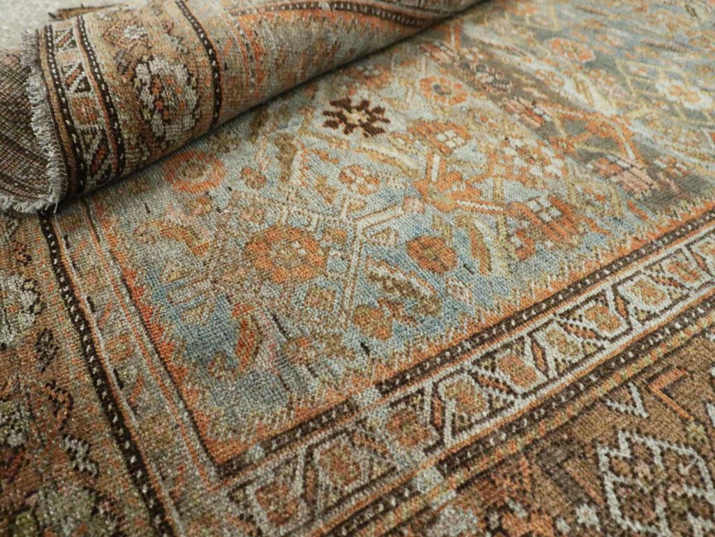 20ième siècle Tapis d'appoint persan Bidjar du début du 20e siècle en vente