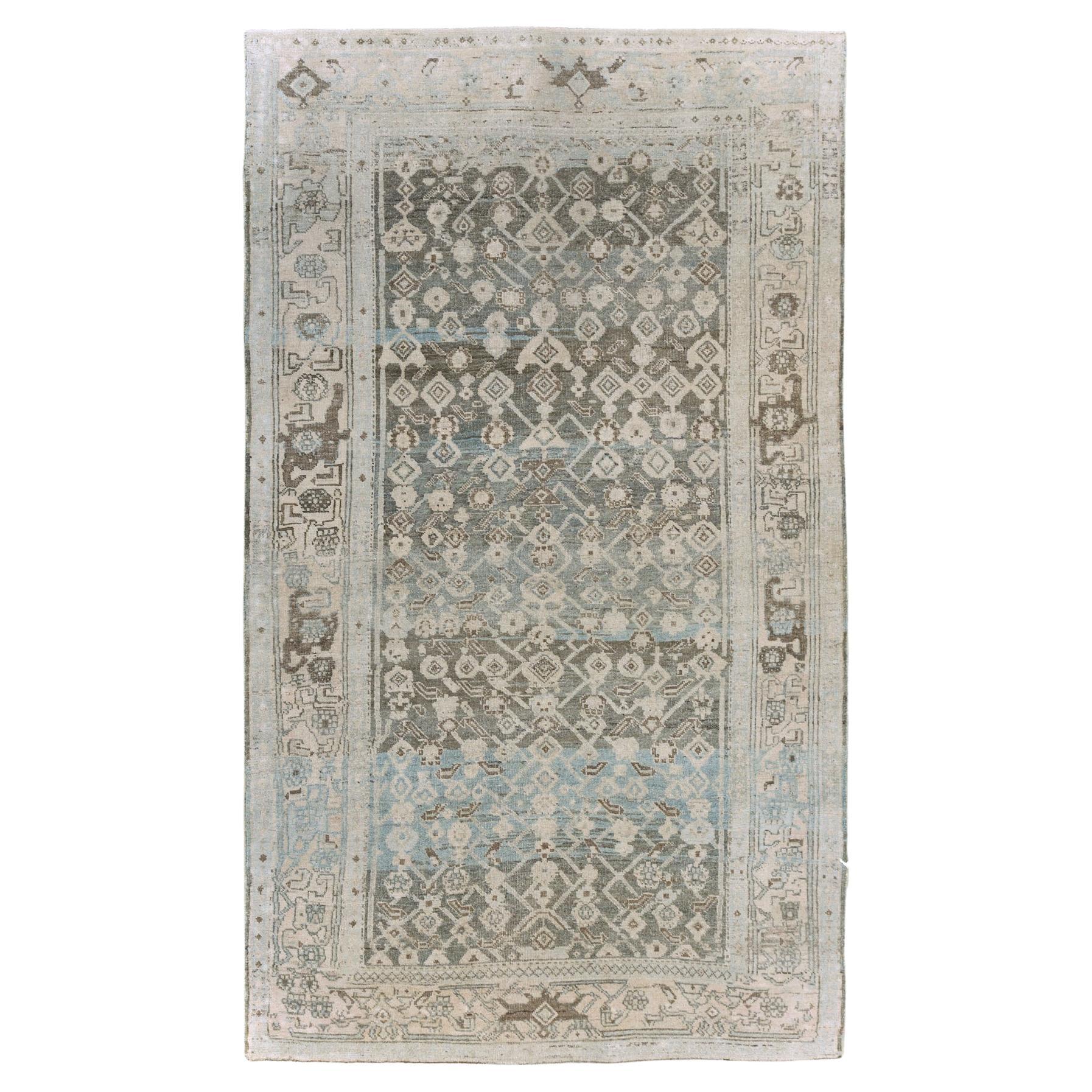 Early 20th Century Persian Bidjar Accent Rug