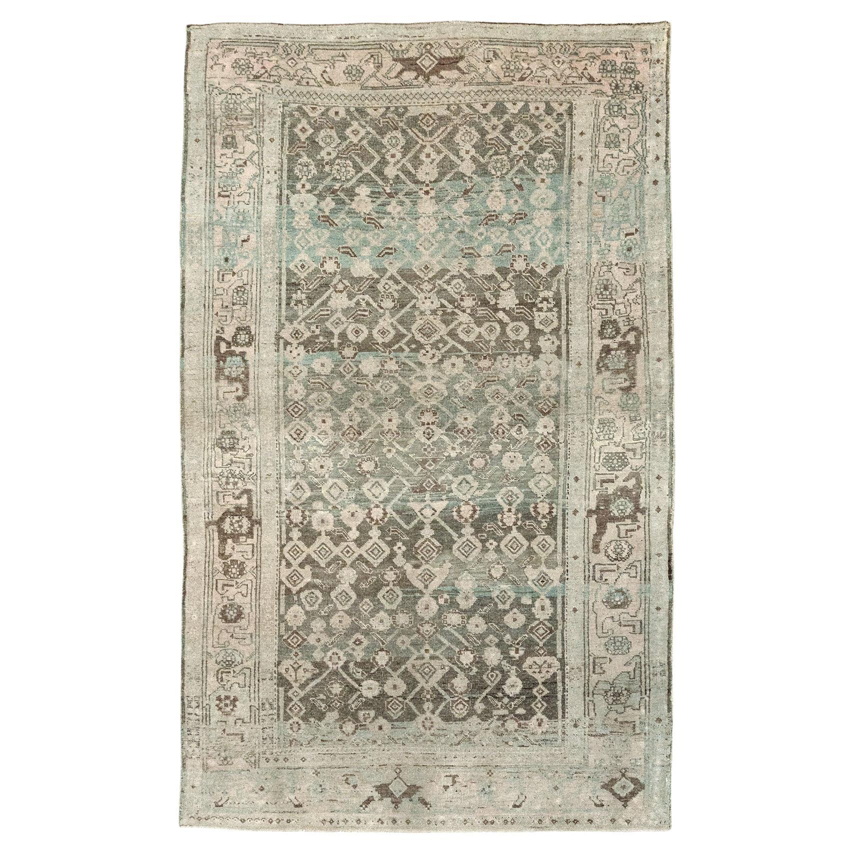 Tapis d'appoint persan Bidjar du début du 20e siècle
