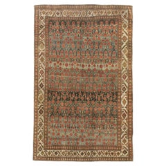 Early 20th Century Persian Bidjar Accent Rug