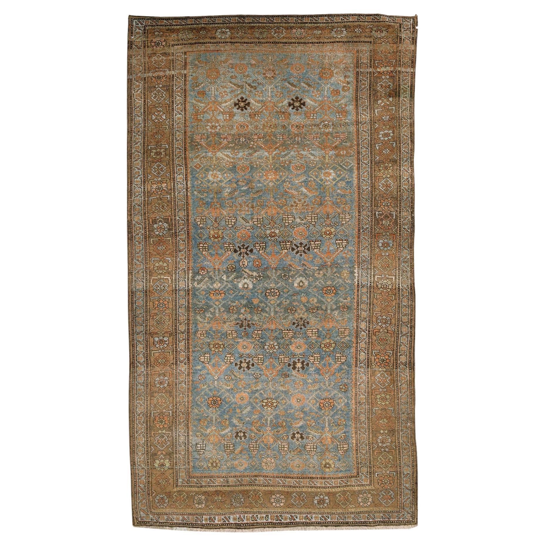 Tapis d'appoint persan Bidjar du début du 20e siècle