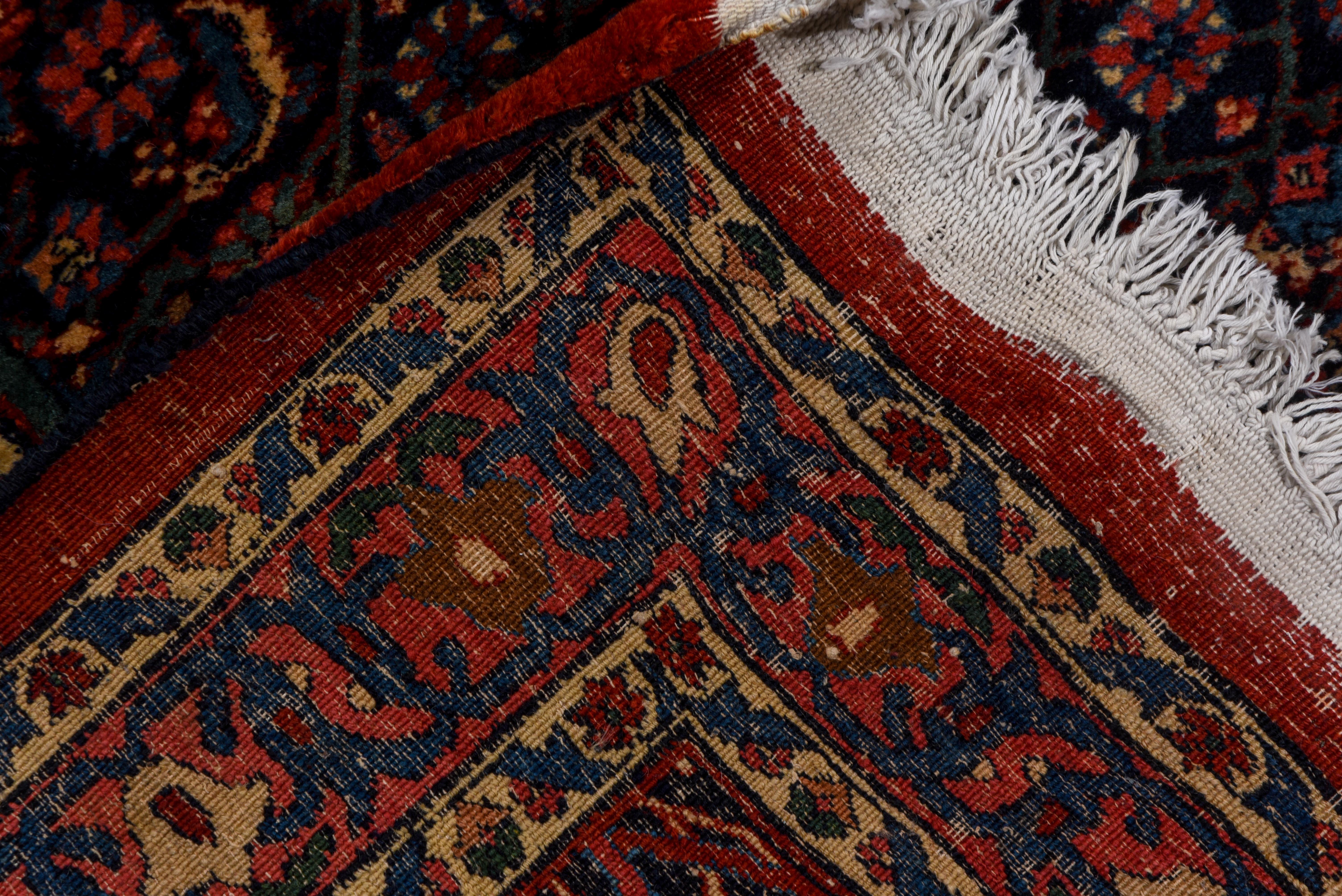 Tribal Persian Bidjar Carpet, Red Field In Excellent Condition In New York, NY