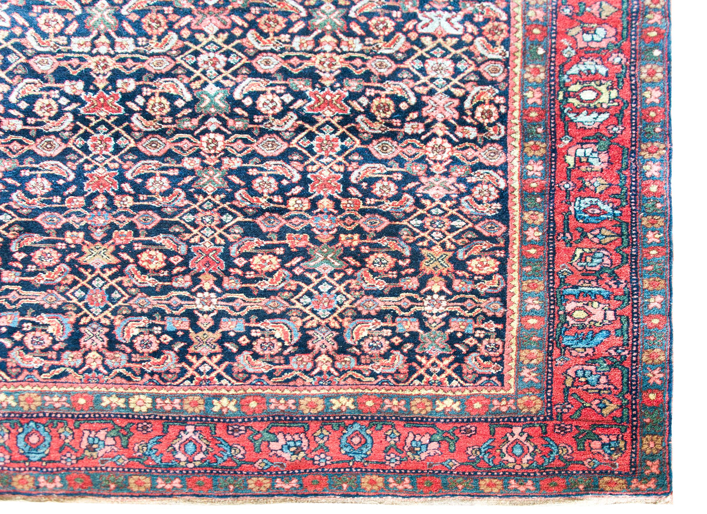 Early 20th Century Persian Bidjar Rug For Sale 6