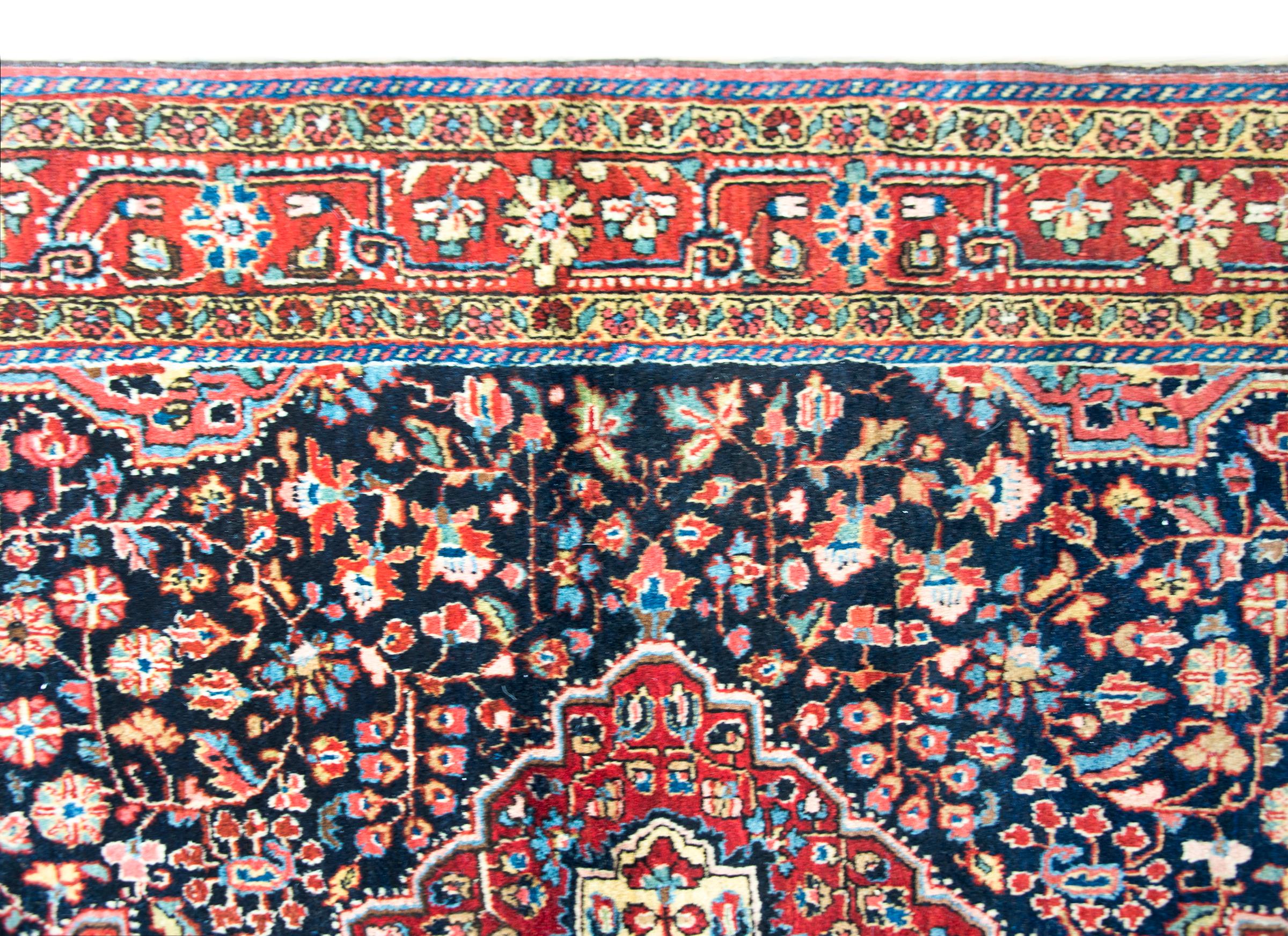Mid-20th Century Early 20th Century Persian Bidjar Rug For Sale