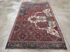 Early 20th Century Persian Bidjar Sampler Rug