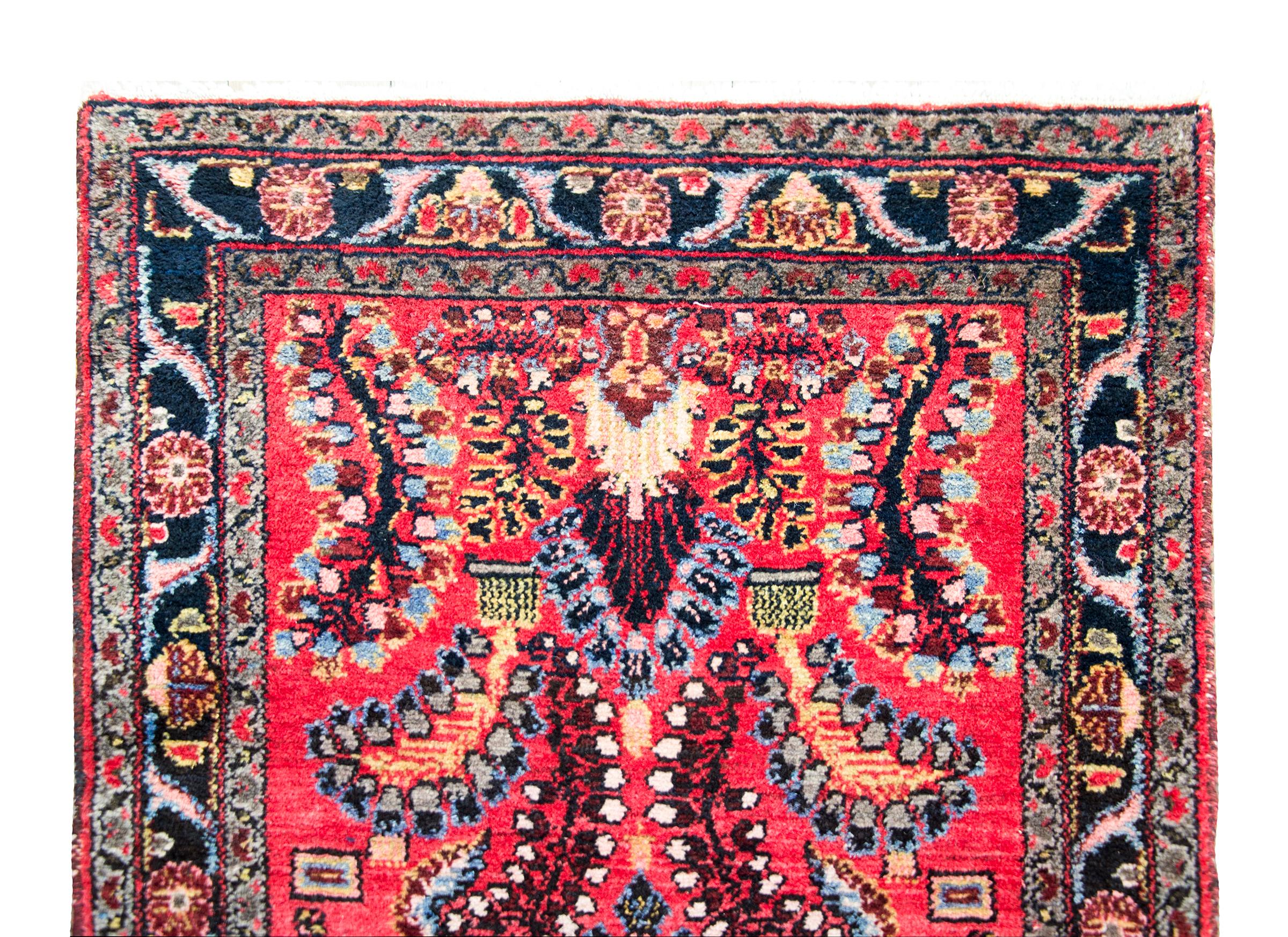 Early 20th Century Persian Dargazin Rug For Sale 3