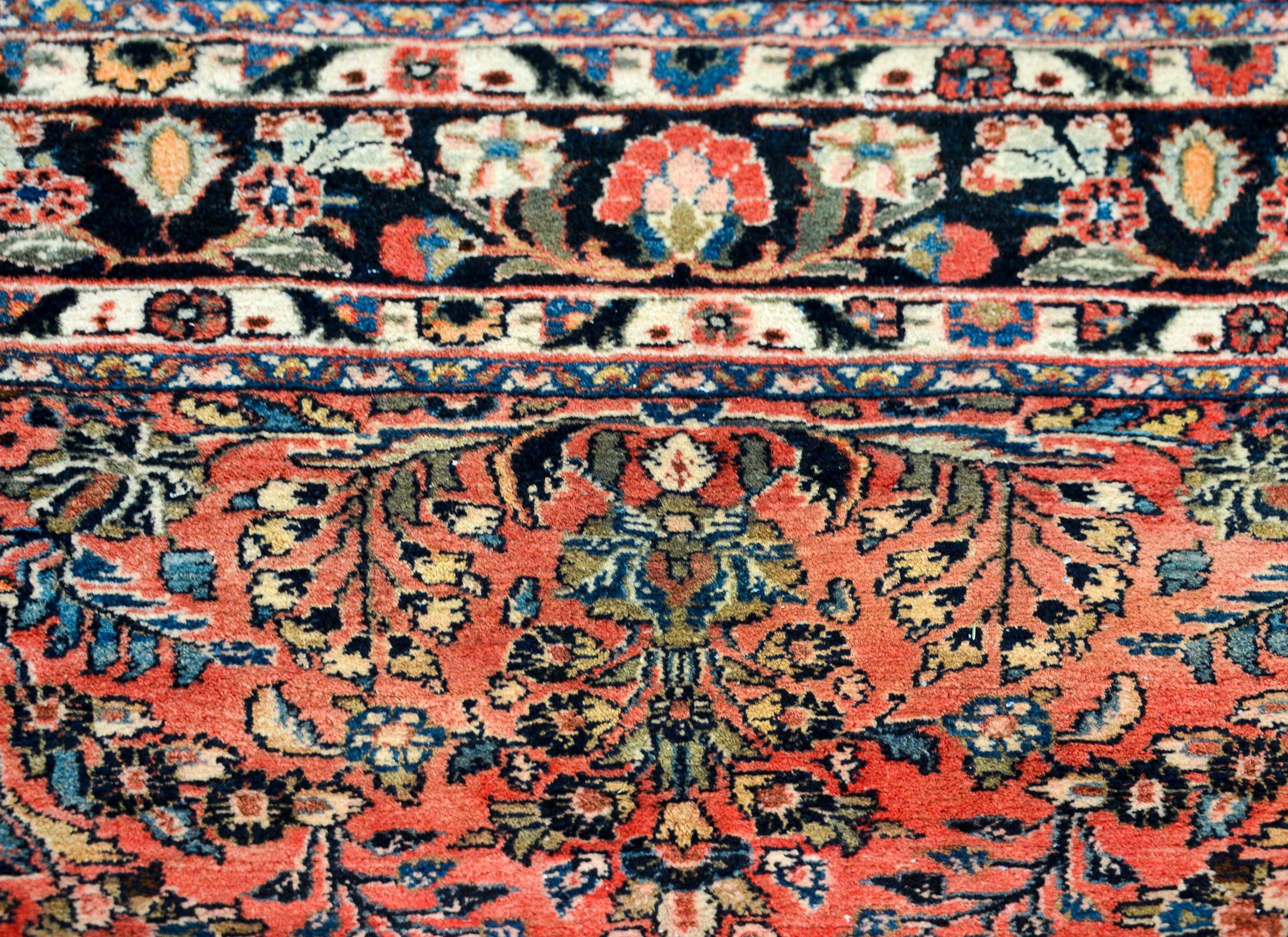 Early 20th Century Persian Dargazin Rug For Sale 2