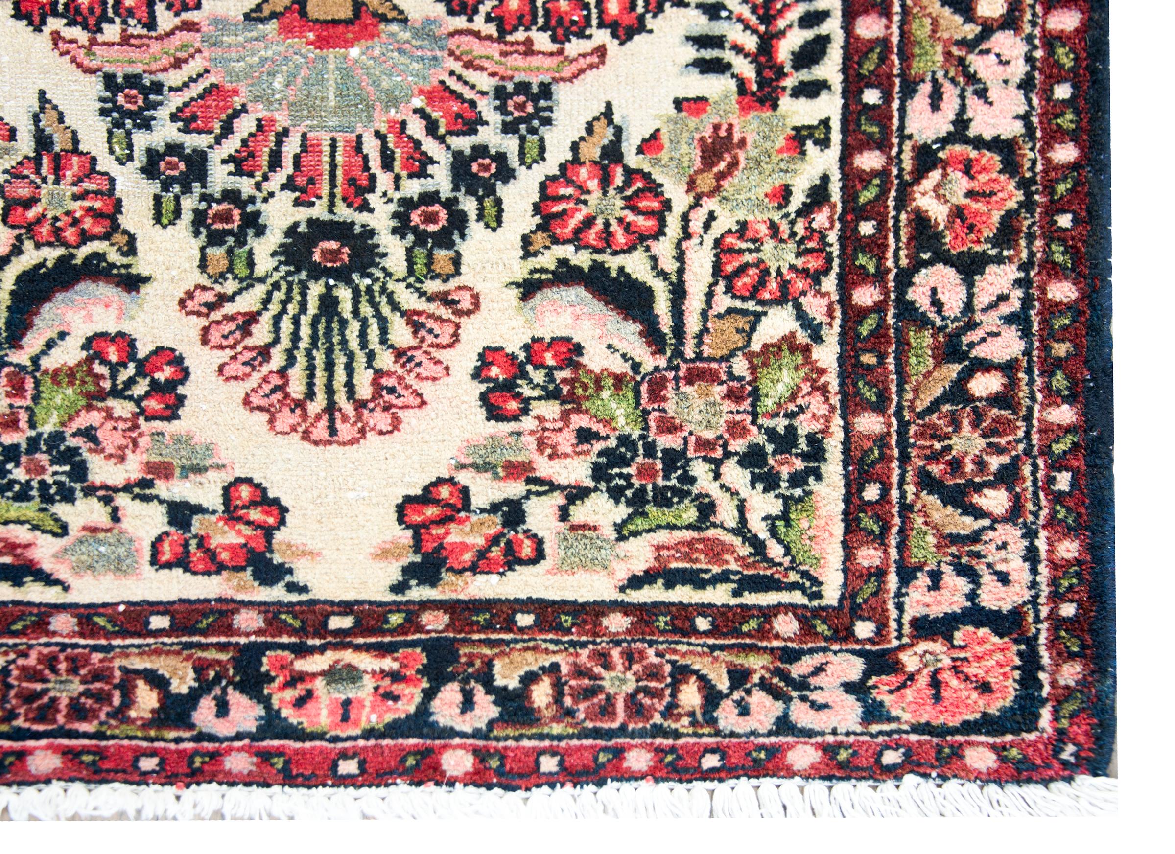 Early 20th Century Persian Dargazin Runner For Sale 7