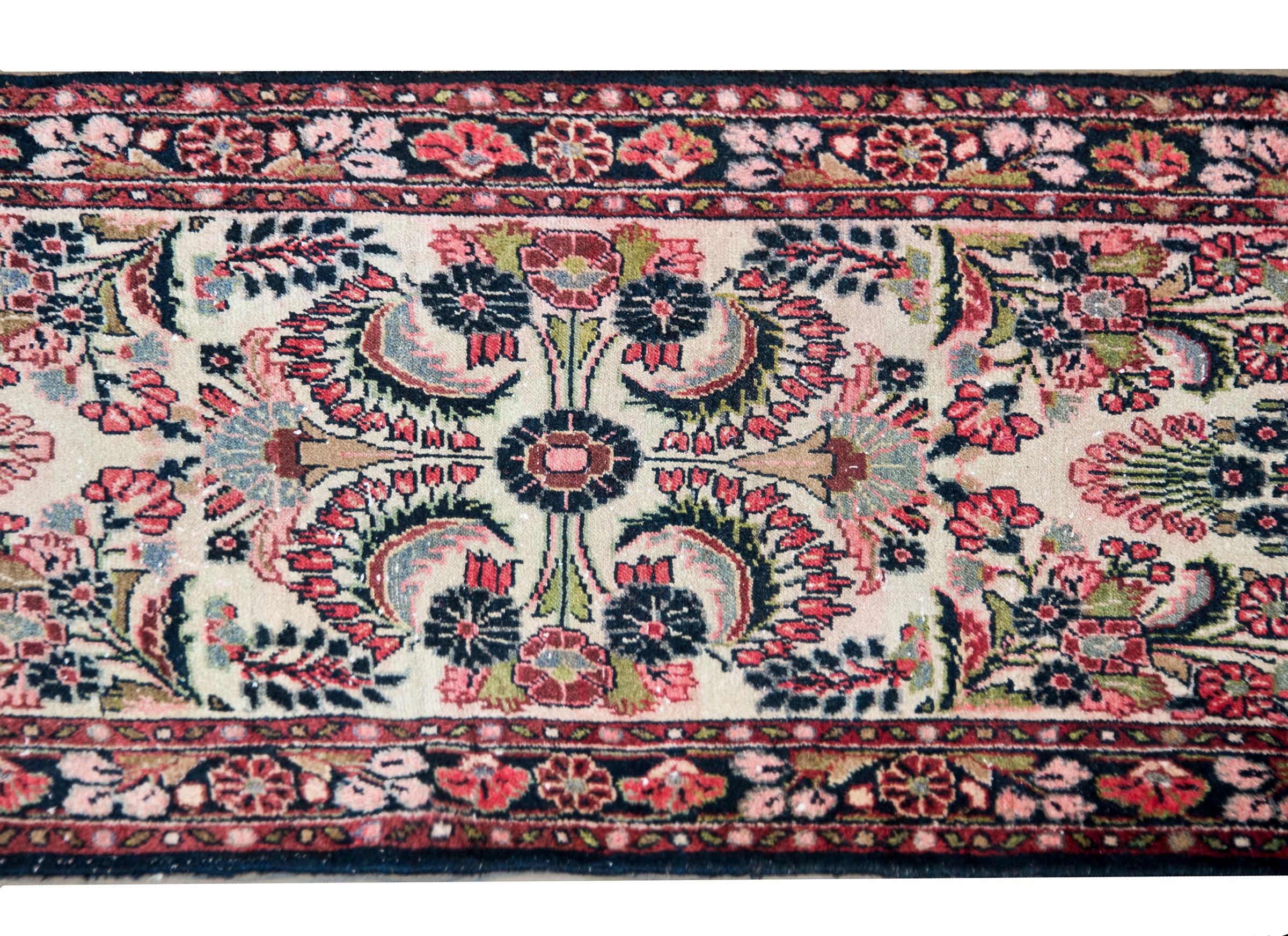 Tribal Early 20th Century Persian Dargazin Runner For Sale