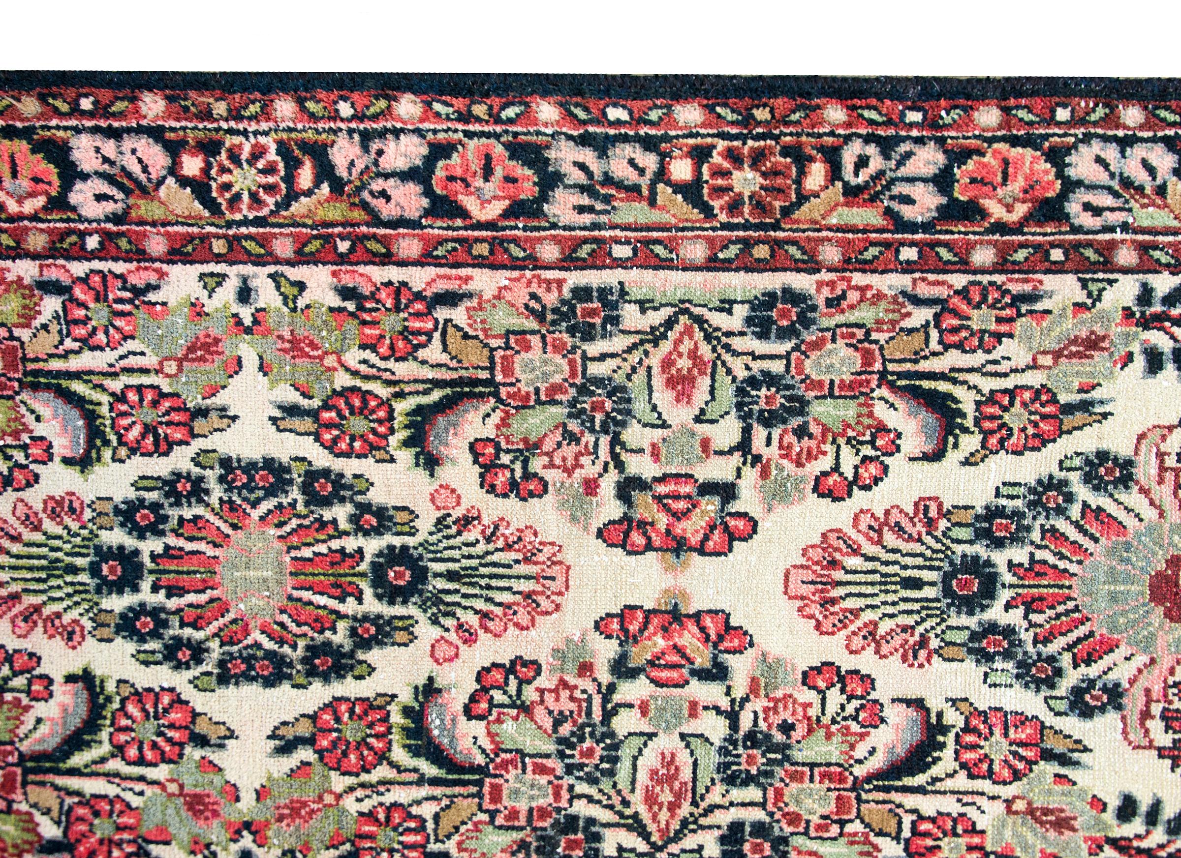 Early 20th Century Persian Dargazin Runner For Sale 2