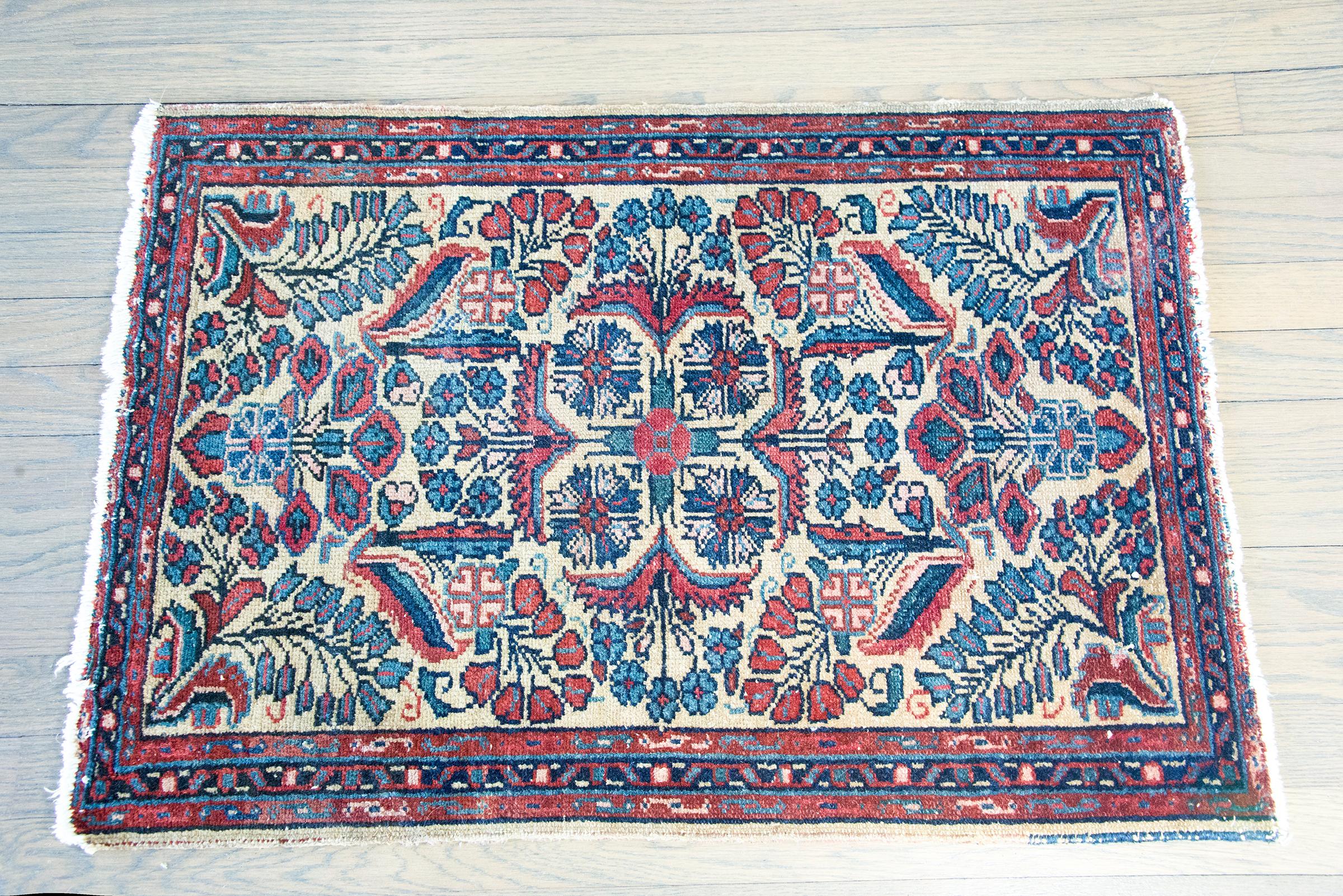 Alfombra Persa Dargazine de principios del siglo XX en venta 9